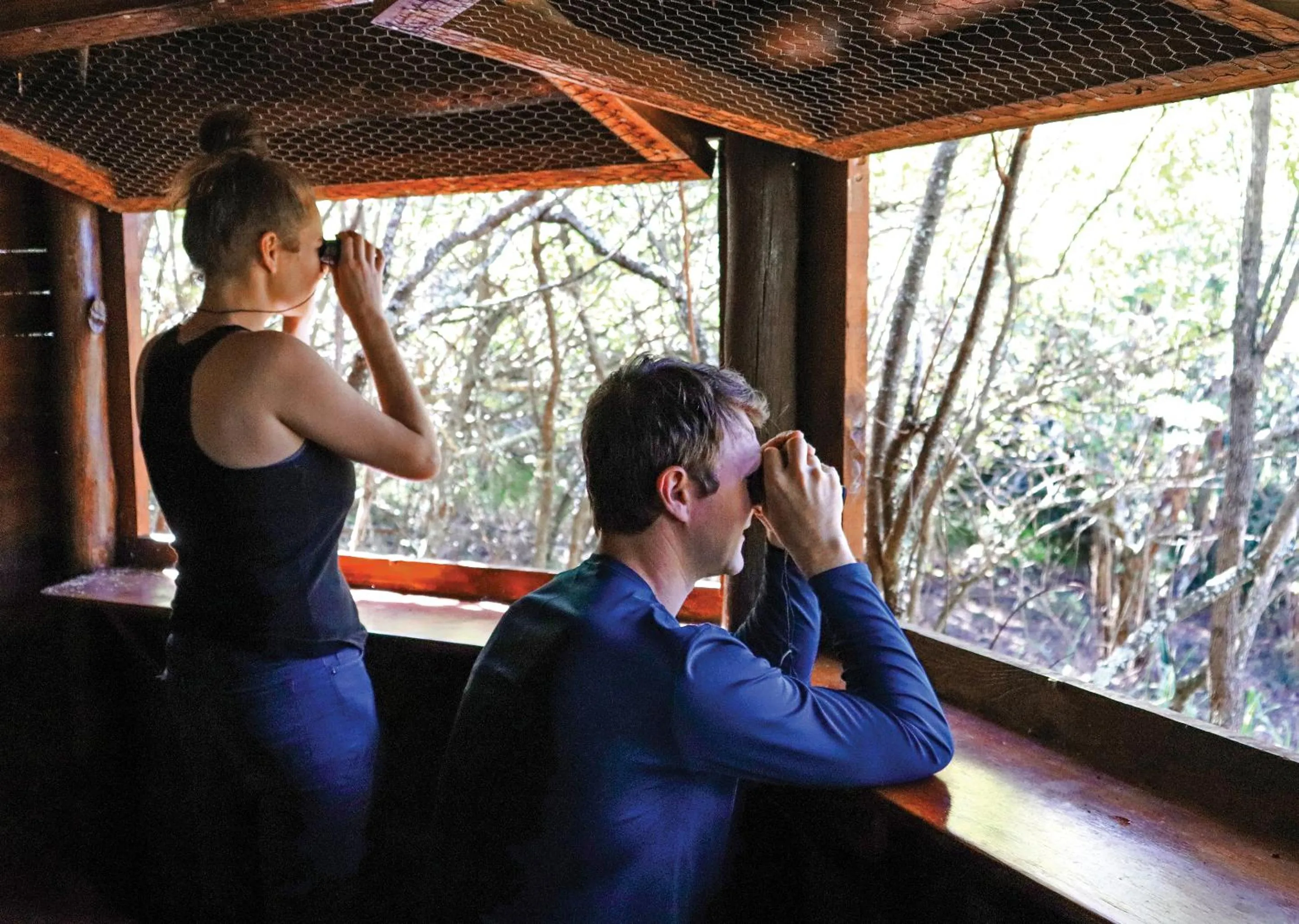 People in Little Switzerland Resort by Dream Resorts