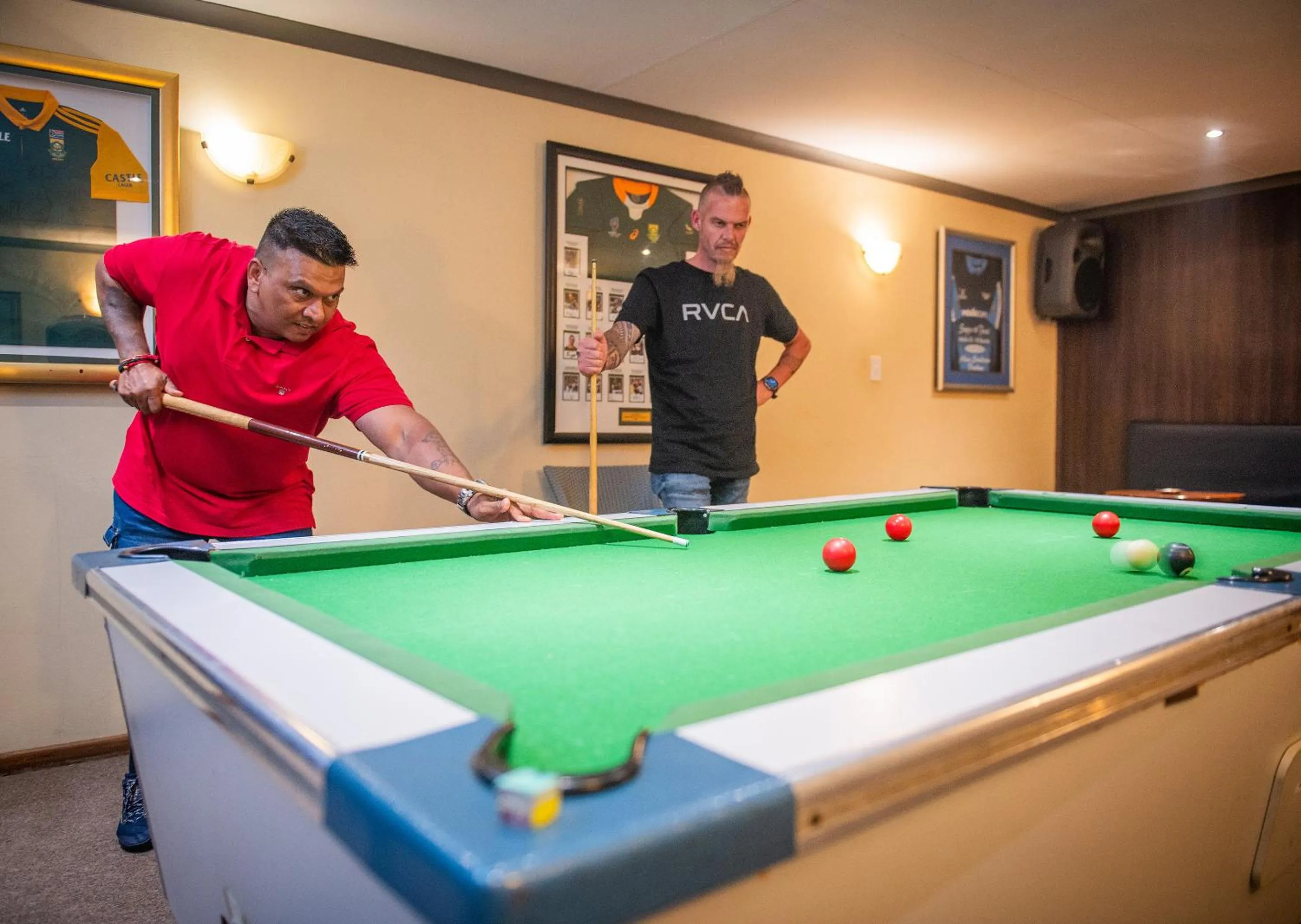 People in Little Switzerland Resort by Dream Resorts