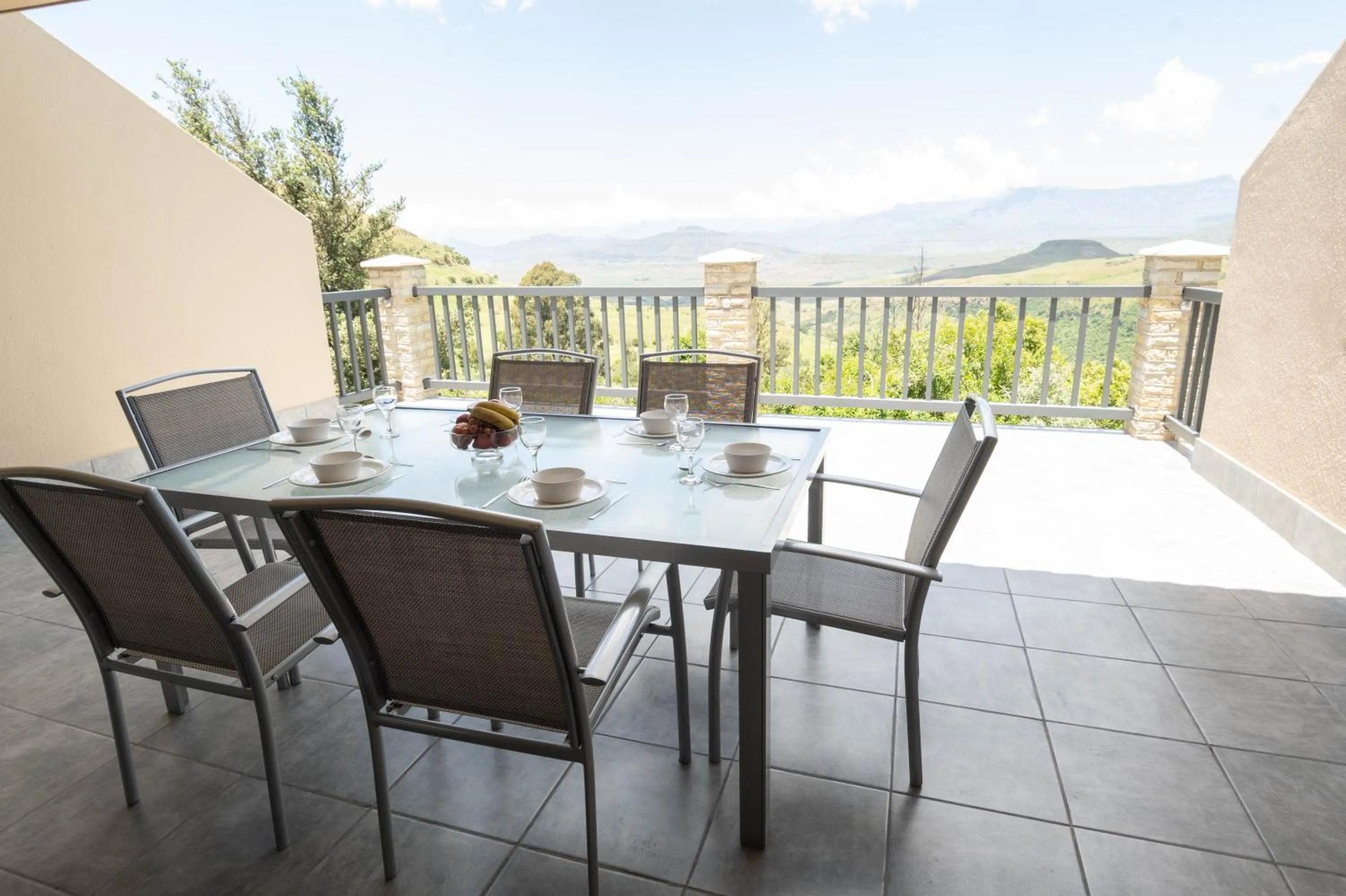 Patio in Little Switzerland Resort by Dream Resorts