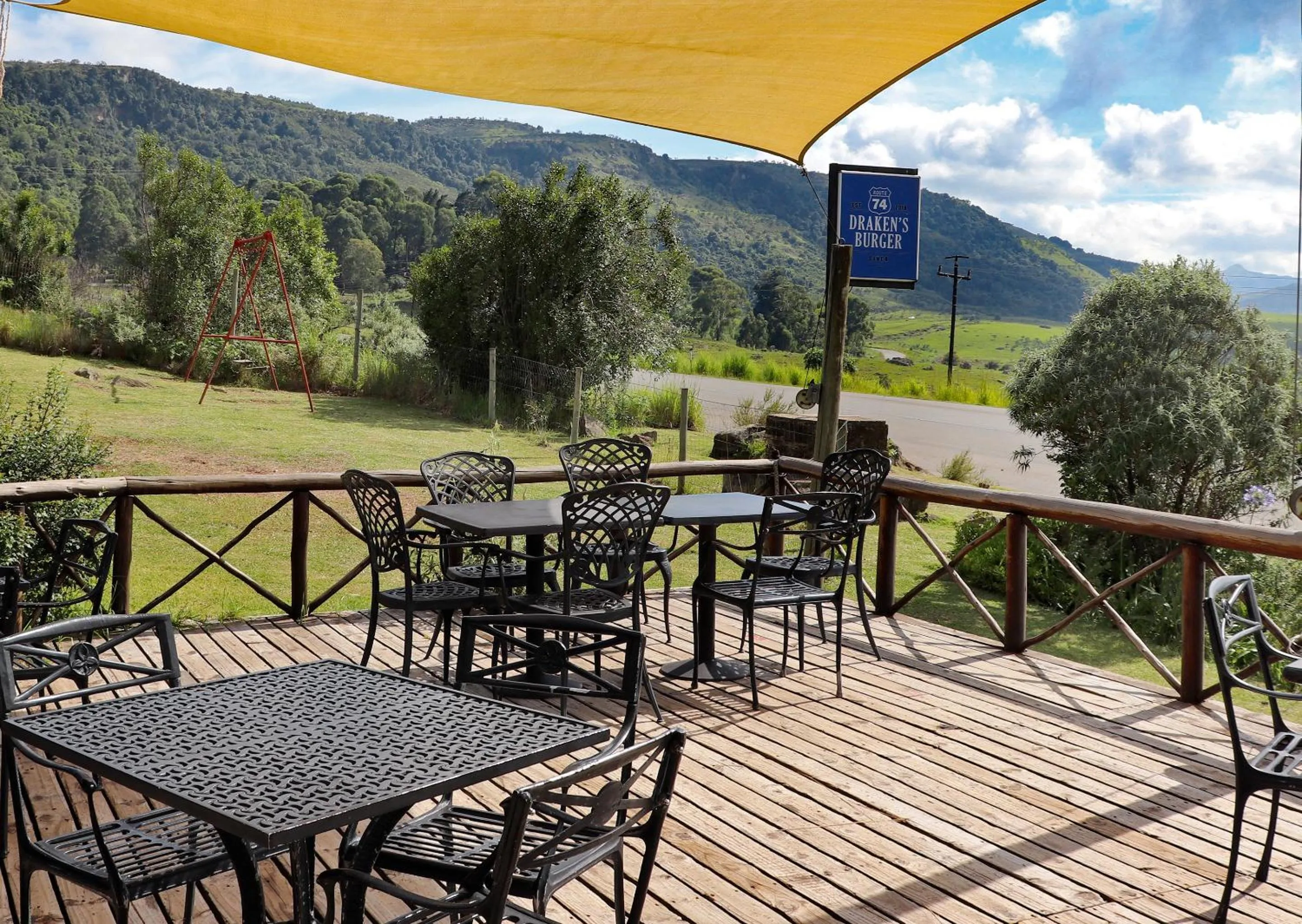 Patio in Little Switzerland Resort by Dream Resorts