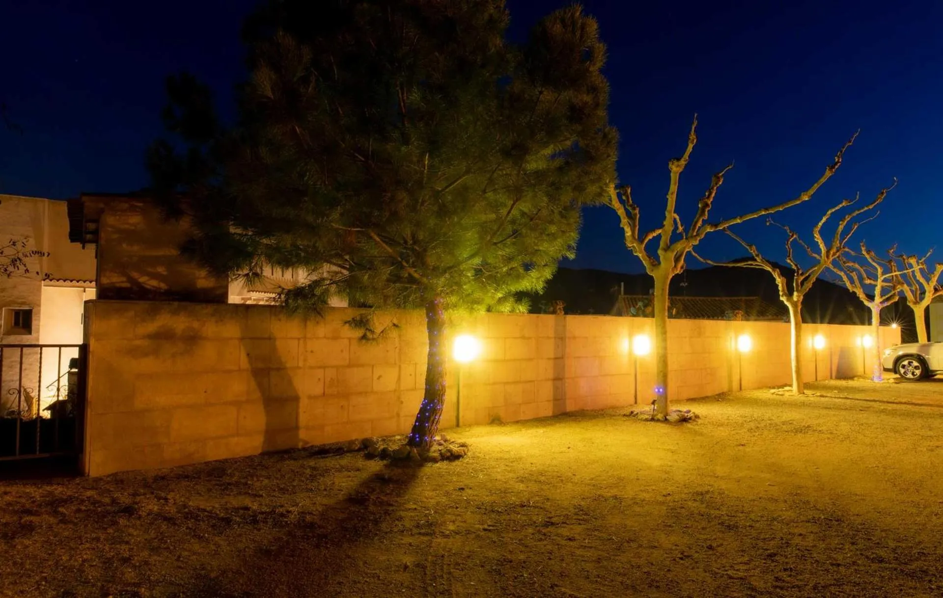 Garden view in Castillo Fortaleza de Ateca