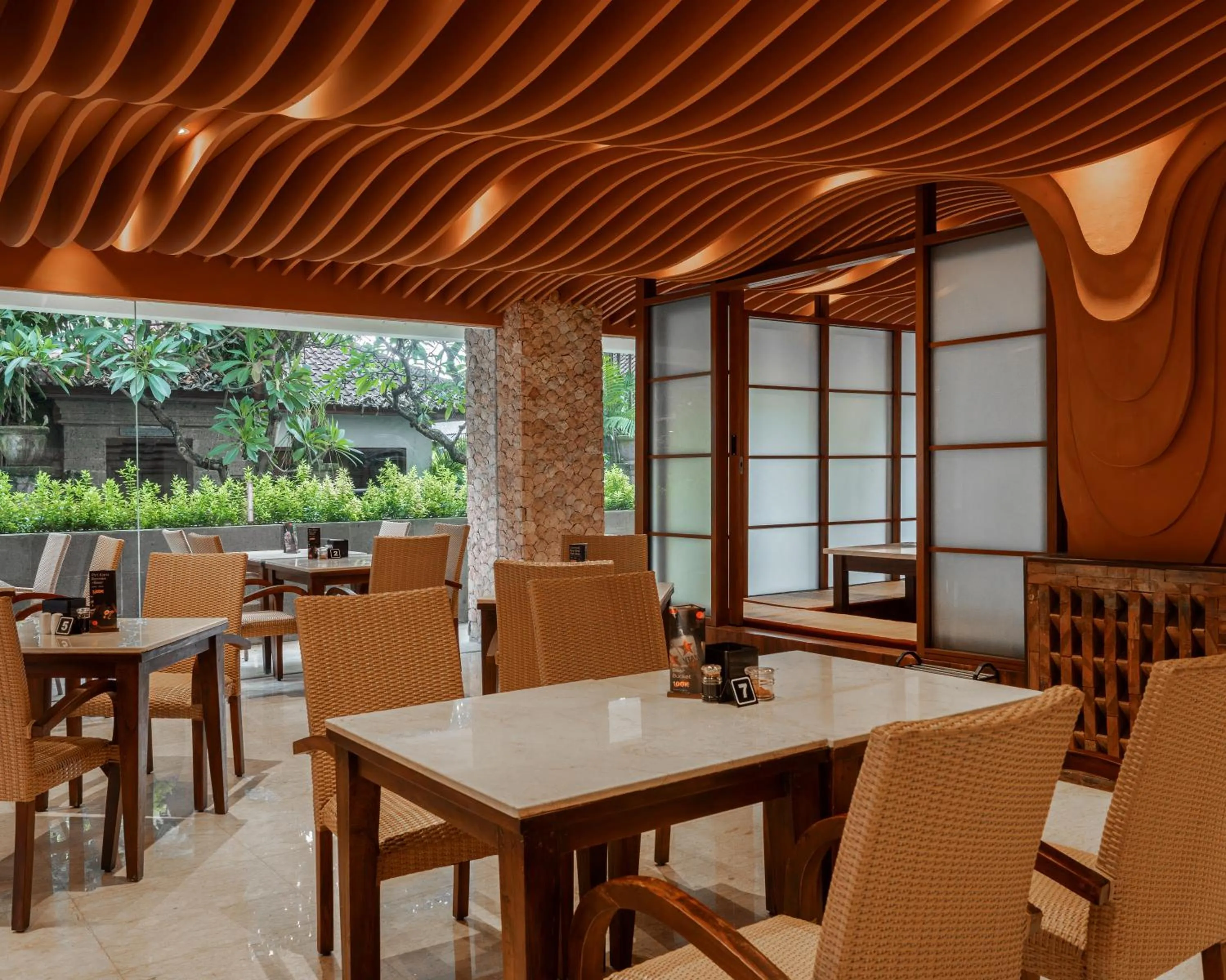 Restaurant/places to eat in Kuta Angel Hotel