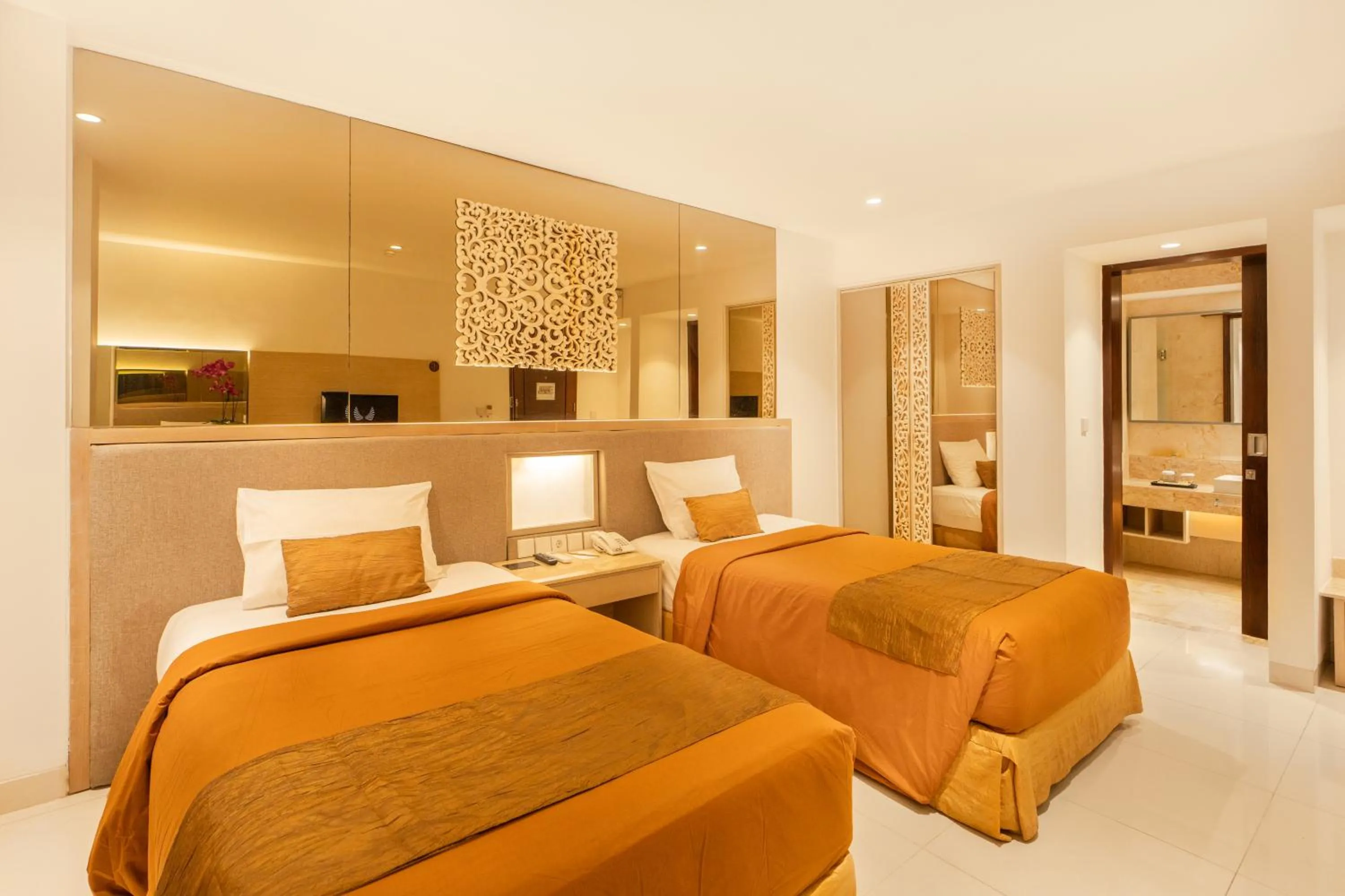 Bed in Kuta Angel Hotel