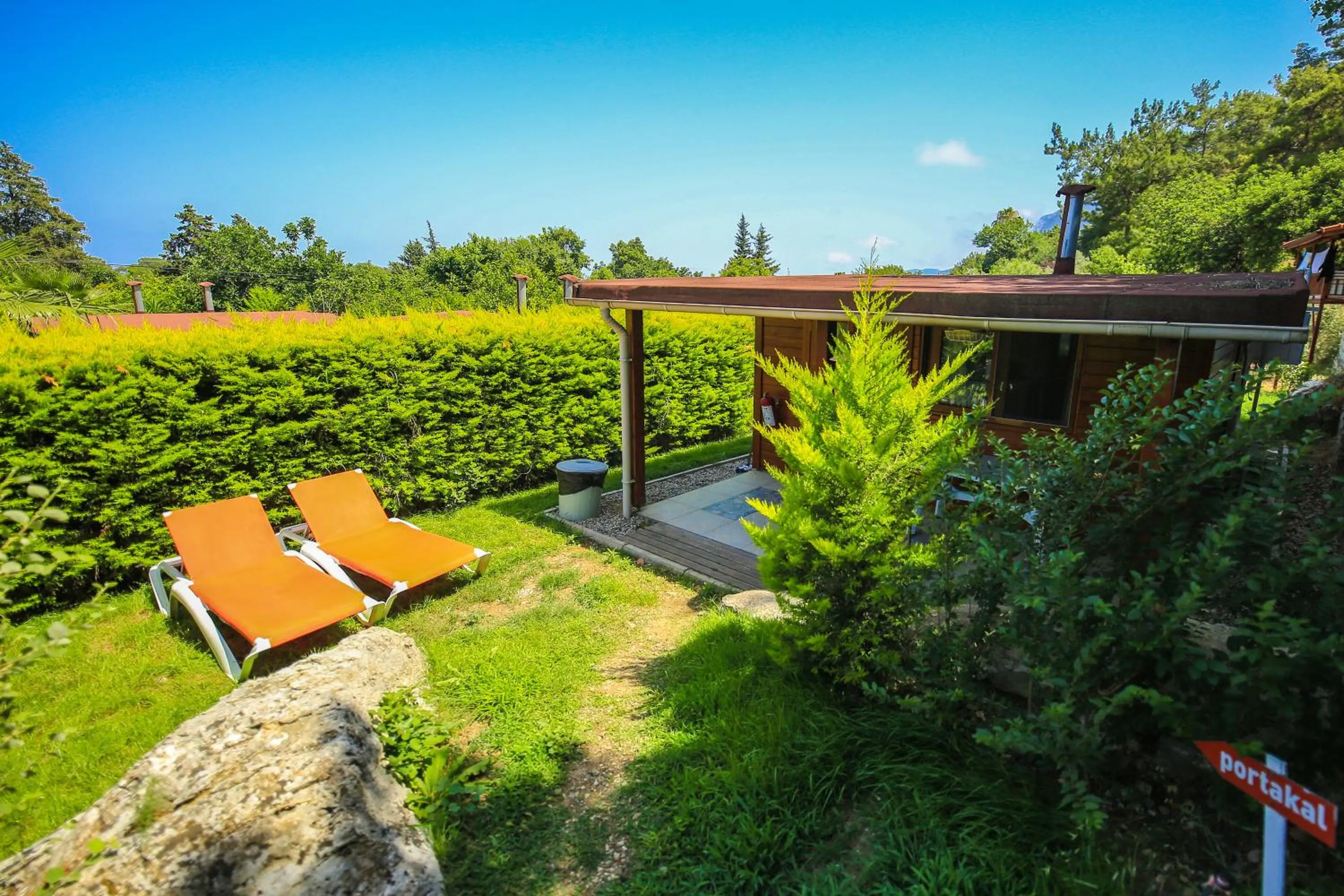 Garden view in Villa Zeytin