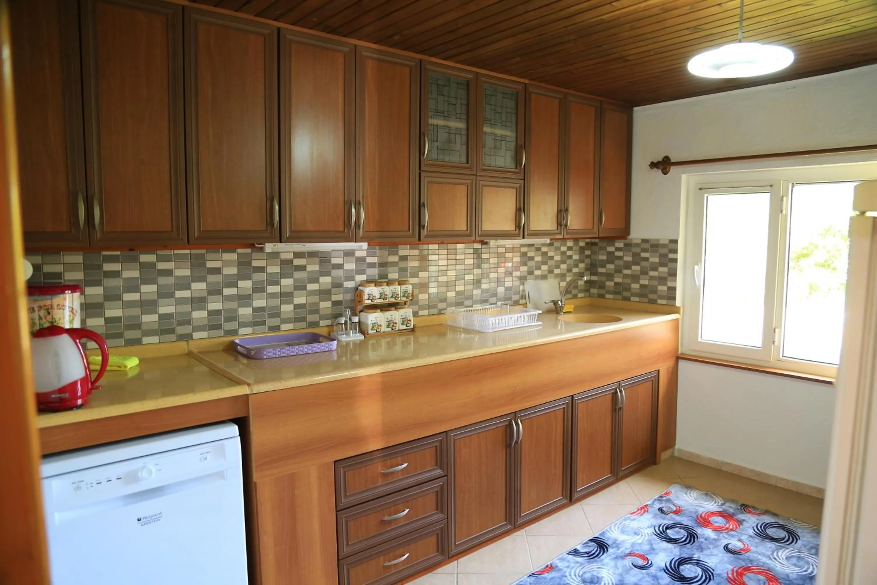 Kitchen or kitchenette in Villa Zeytin