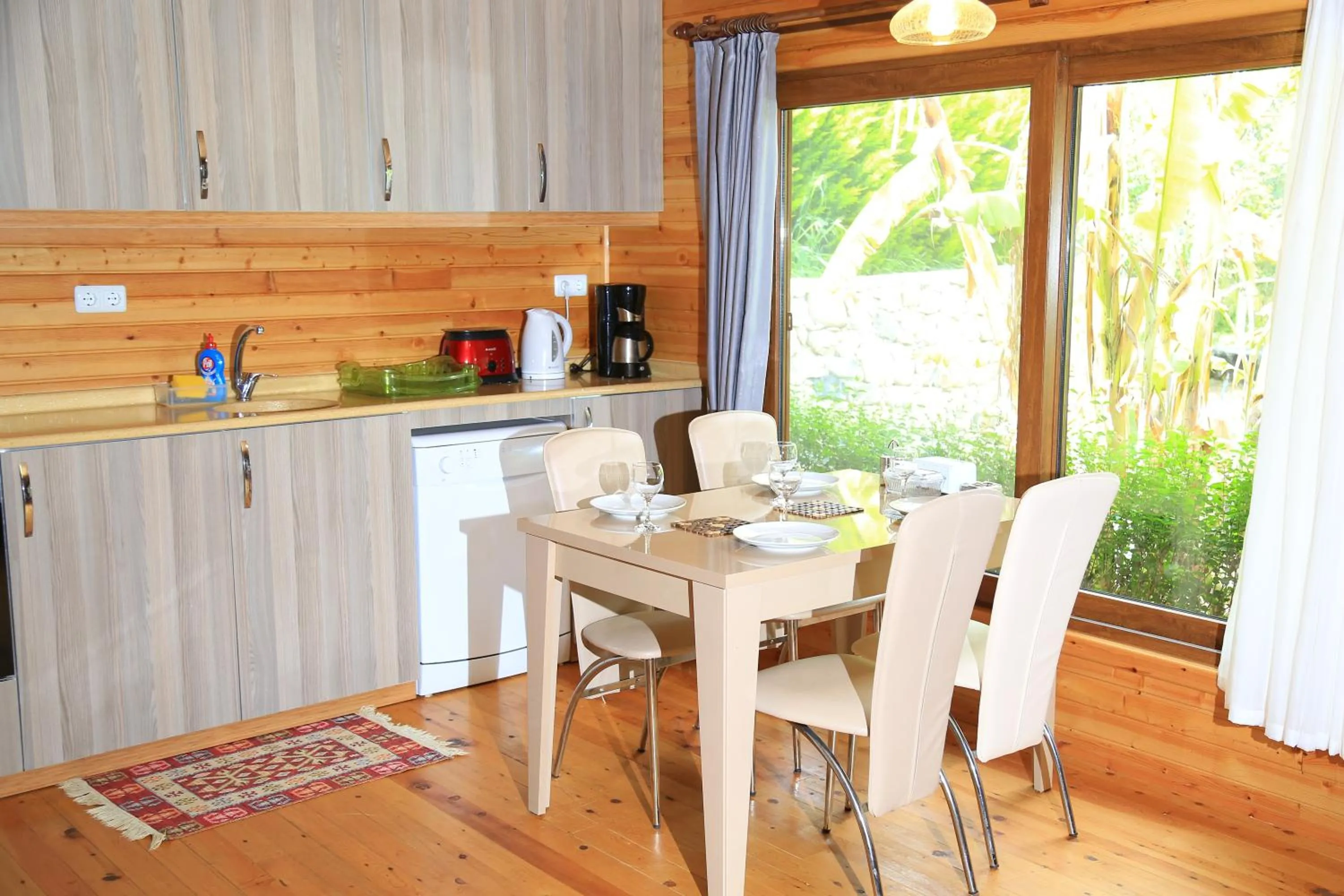 Communal kitchen in Villa Zeytin