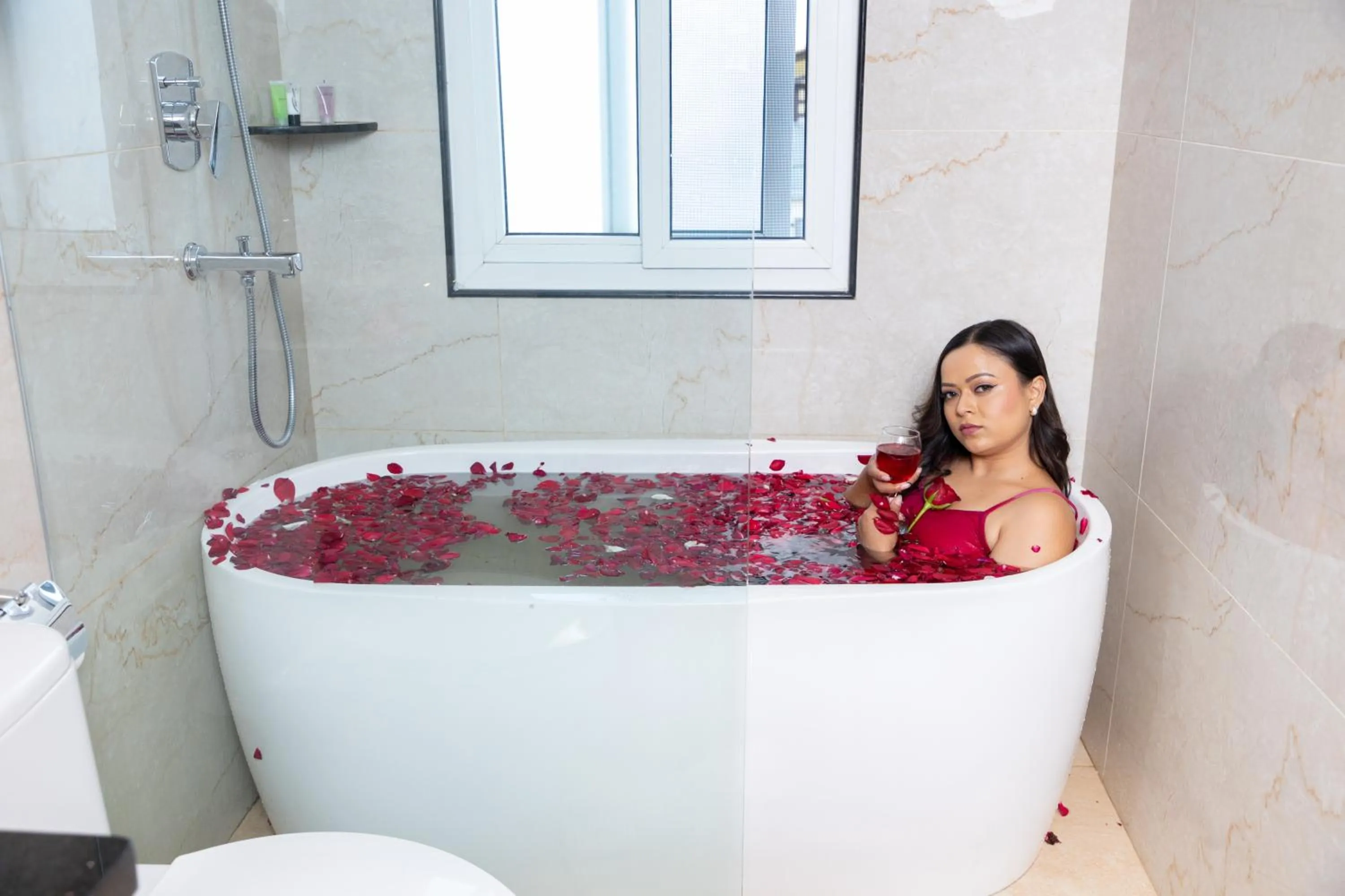 Bath in Shuvatara Suites & Spa, Thamel