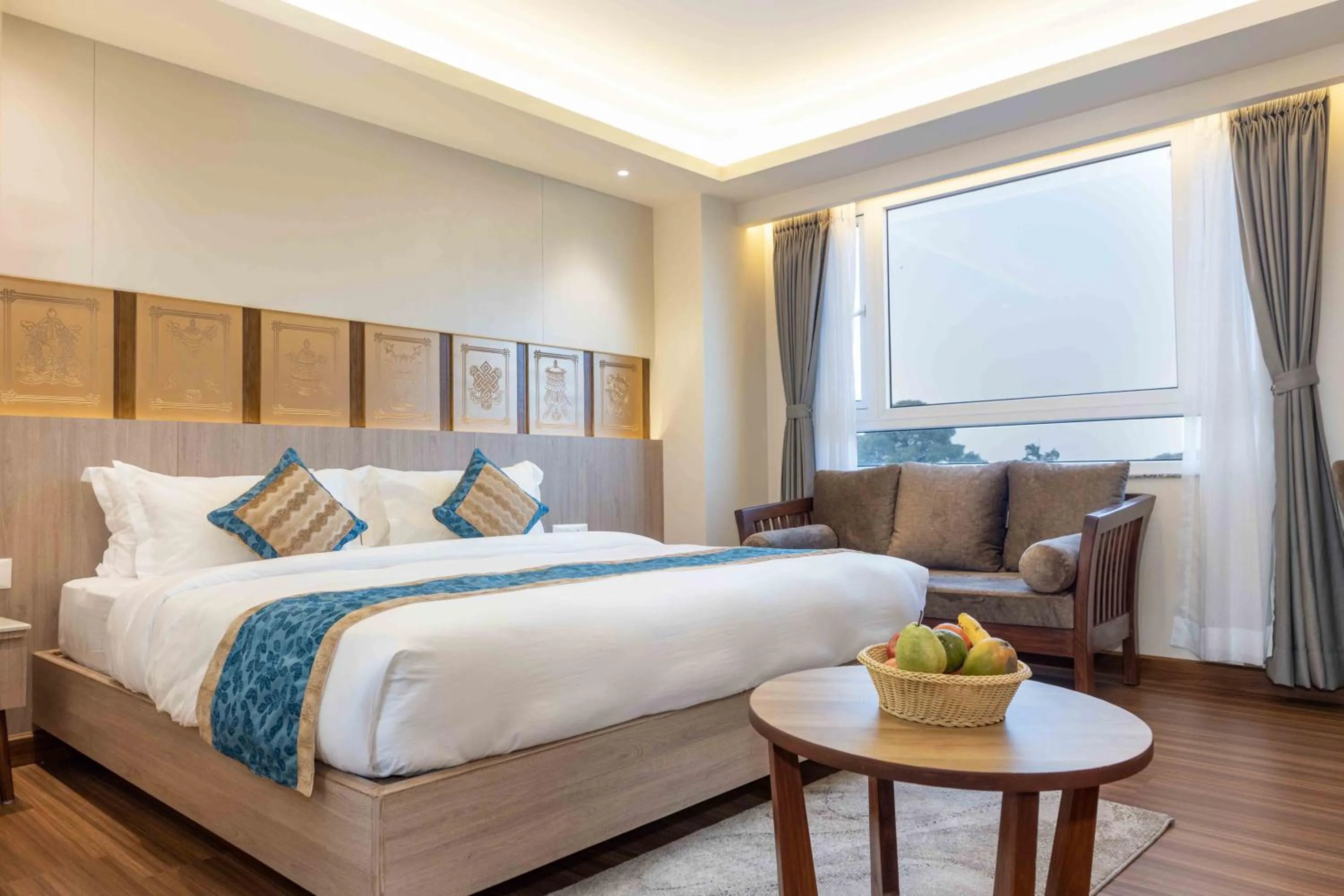 Bedroom, Bed in Shuvatara Suites & Spa, Thamel