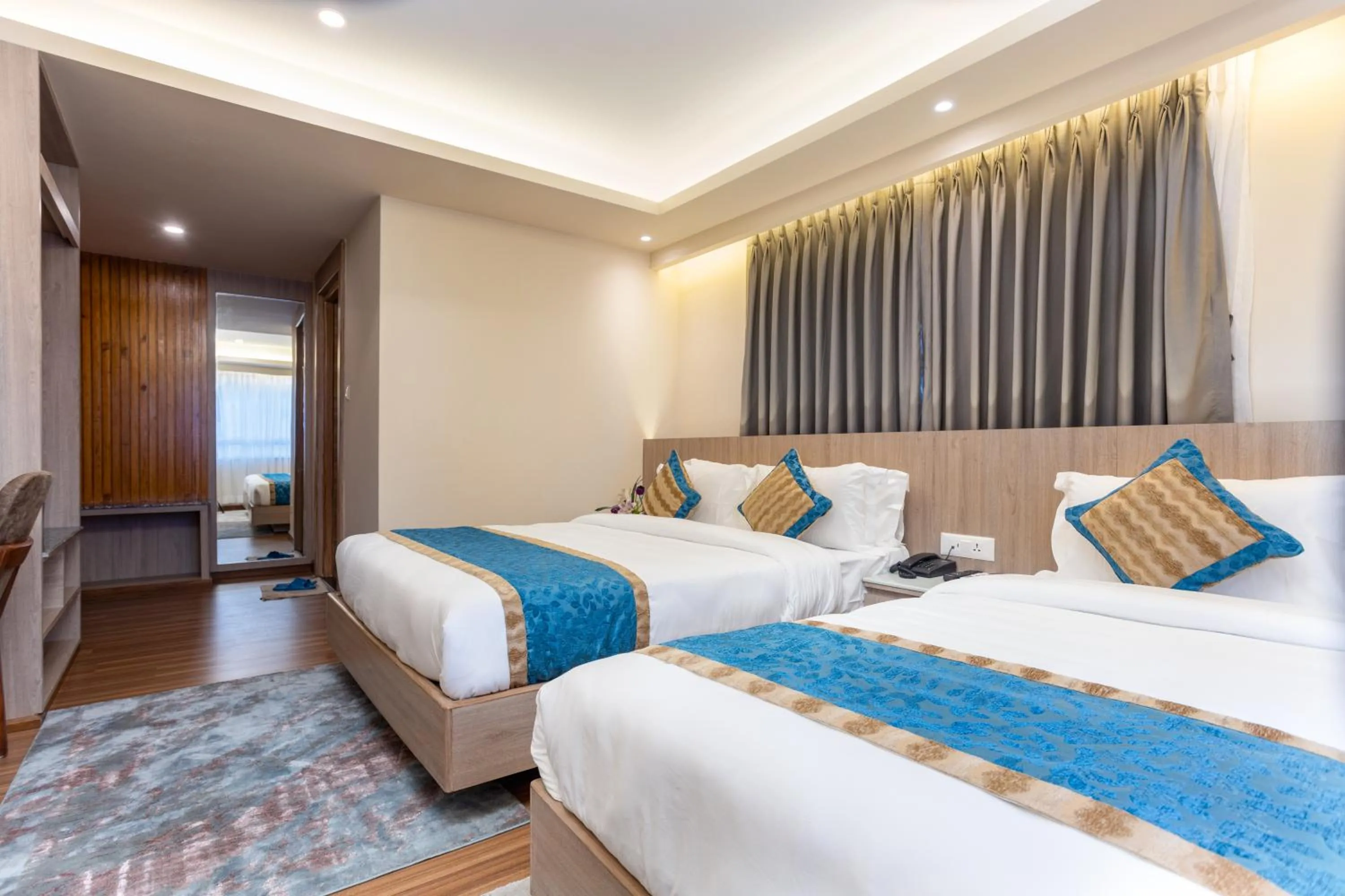 Bedroom, Bed in Shuvatara Suites & Spa, Thamel