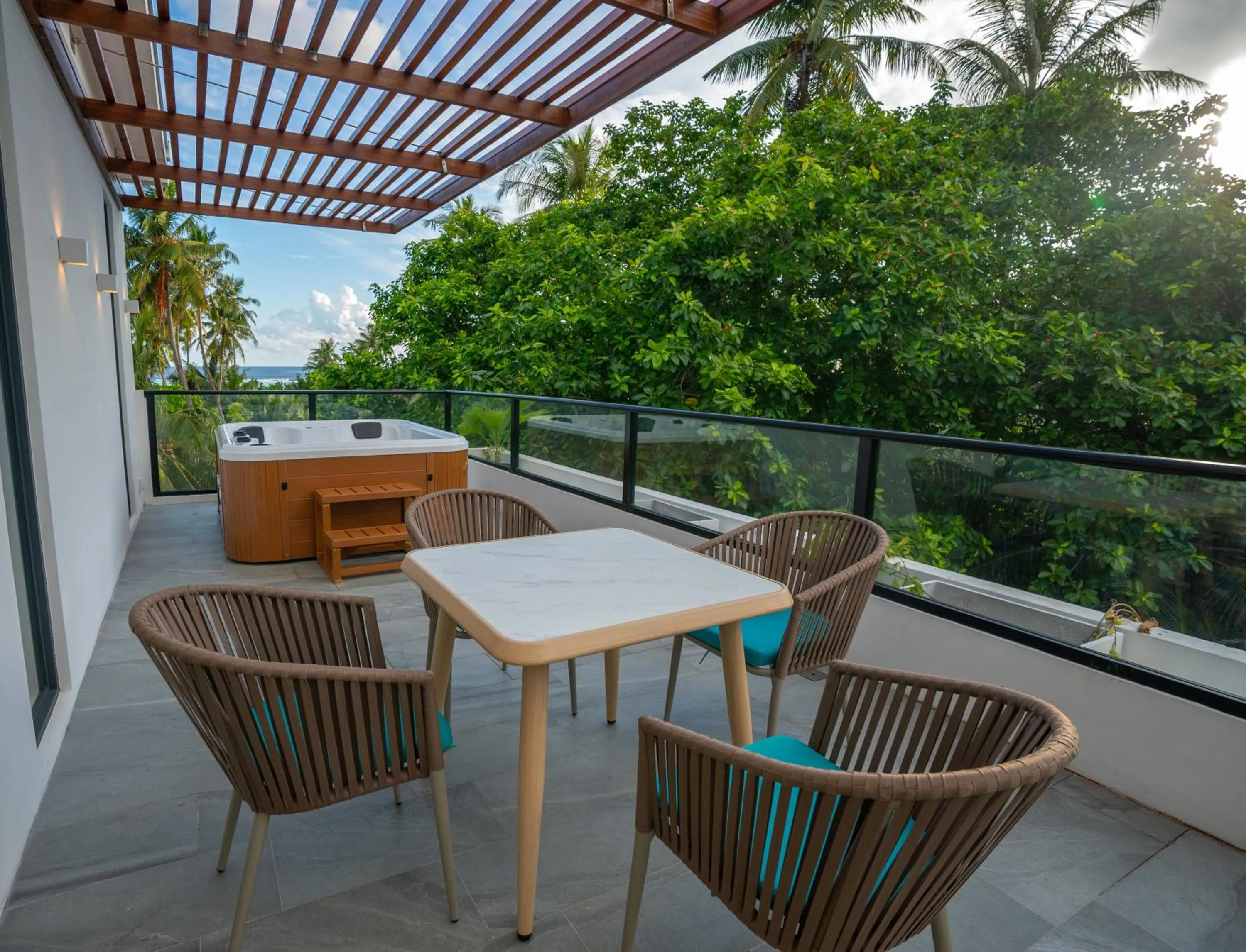 Seating area in Whale Shark Boutique