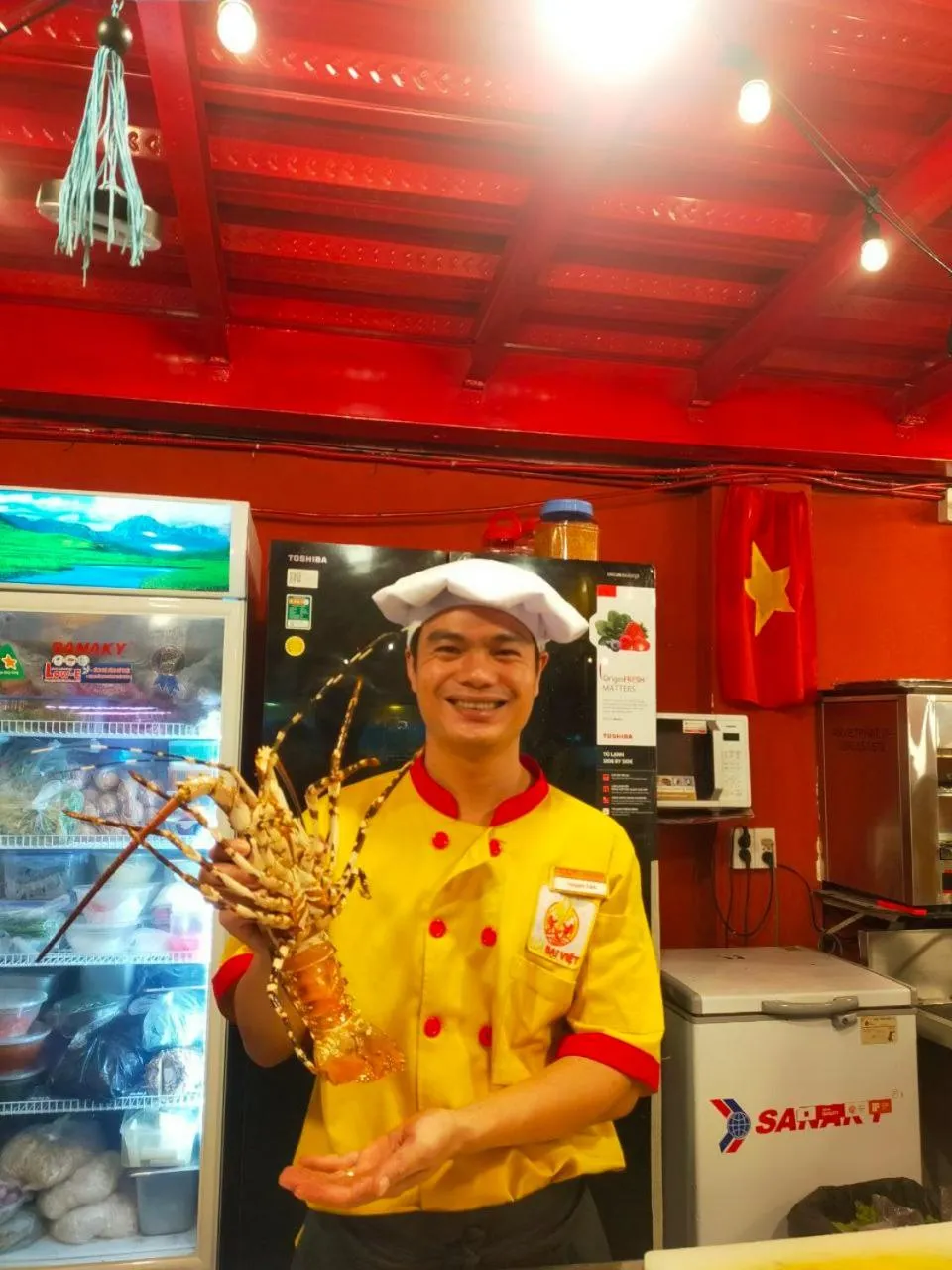 Restaurant/places to eat in THE RICE HOTEL Nong Thon Dai Viet 131 Bui Vien