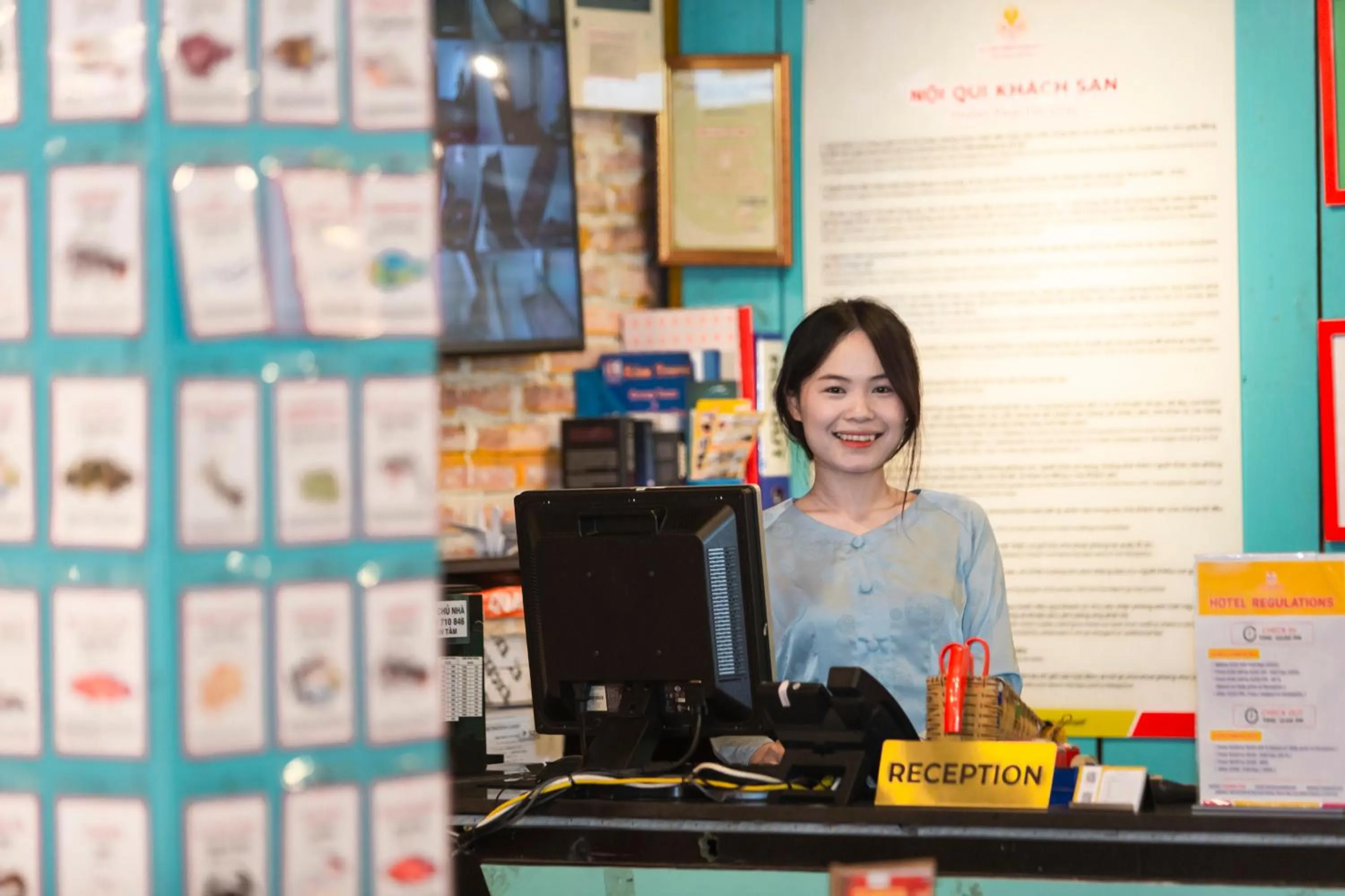Lobby or reception in THE RICE HOTEL Nong Thon Dai Viet 131 Bui Vien