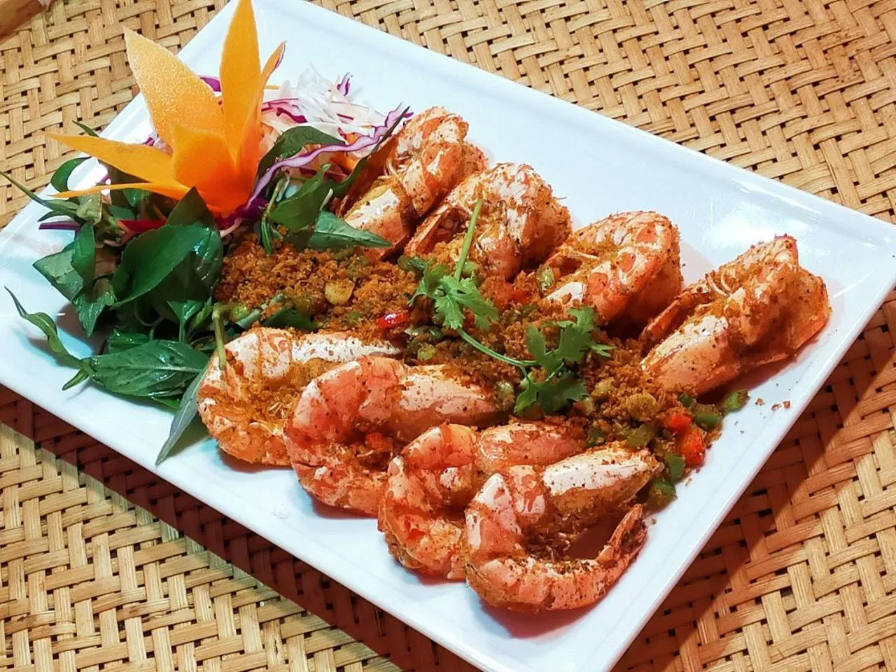 Restaurant/places to eat in THE RICE HOTEL Nong Thon Dai Viet 131 Bui Vien