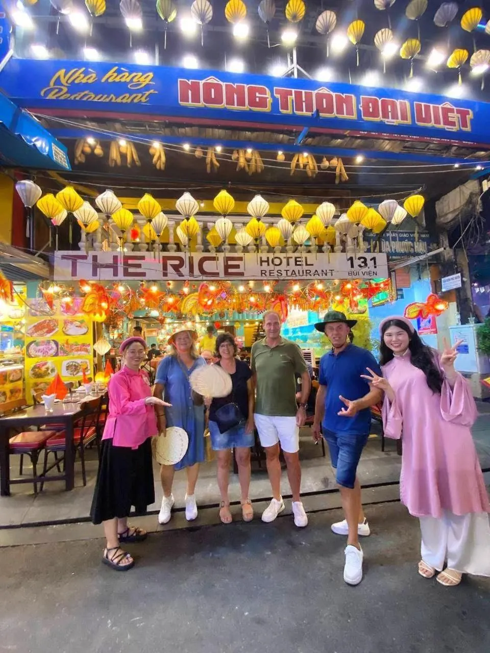 People in THE RICE HOTEL Nong Thon Dai Viet 131 Bui Vien