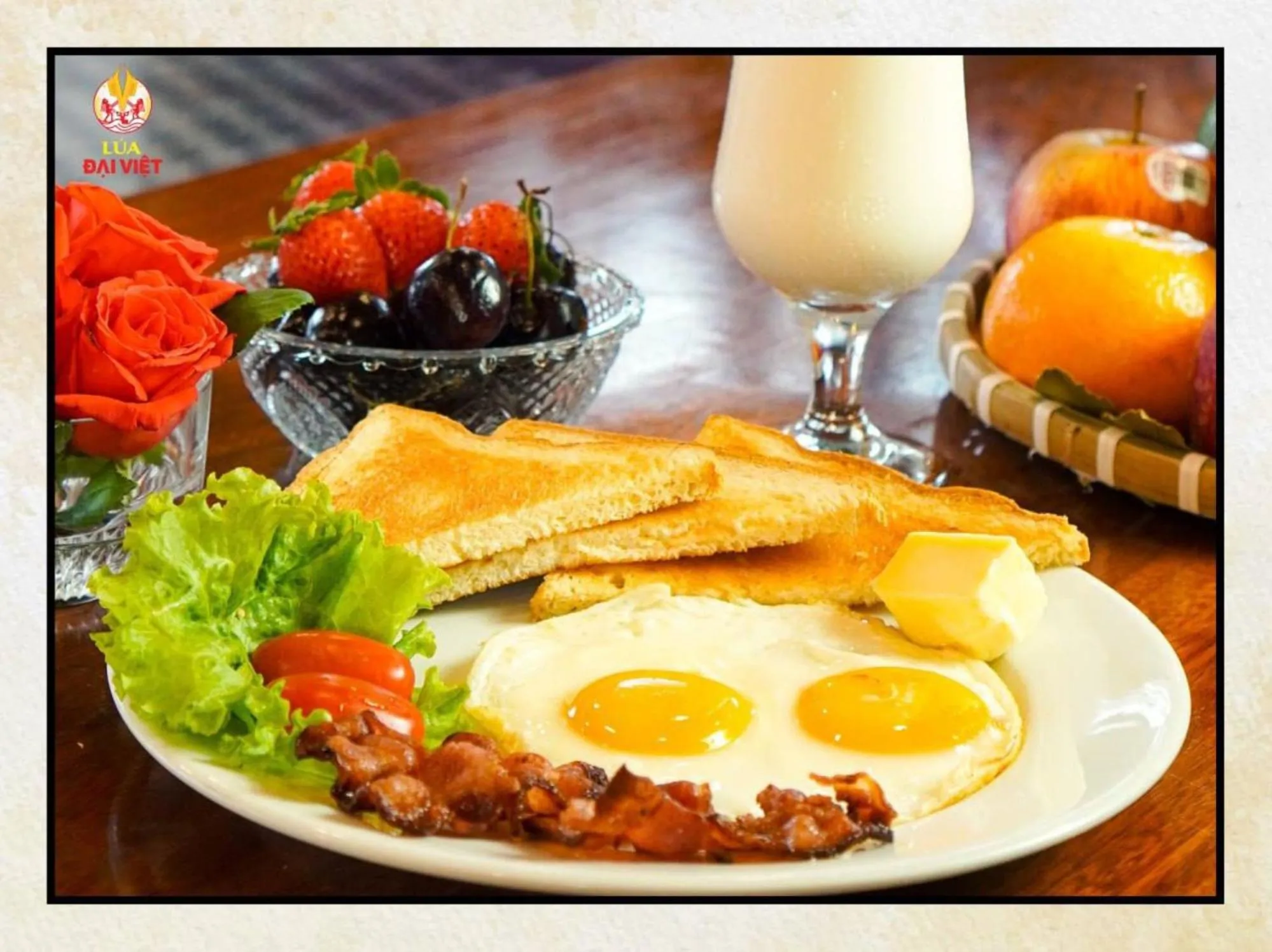 Restaurant/places to eat in THE RICE HOTEL Nong Thon Dai Viet 131 Bui Vien