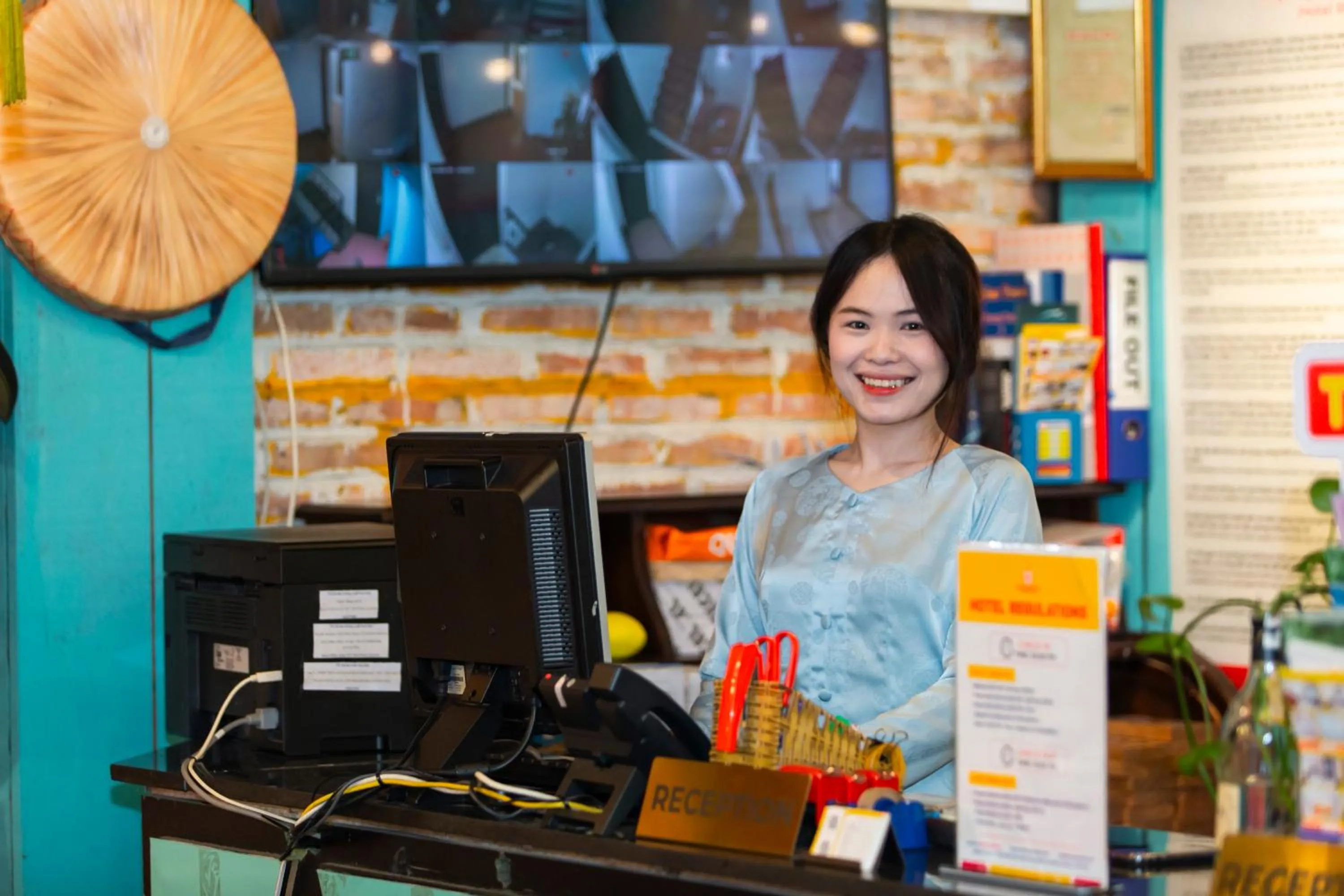 Lobby or reception in THE RICE HOTEL Nong Thon Dai Viet 131 Bui Vien
