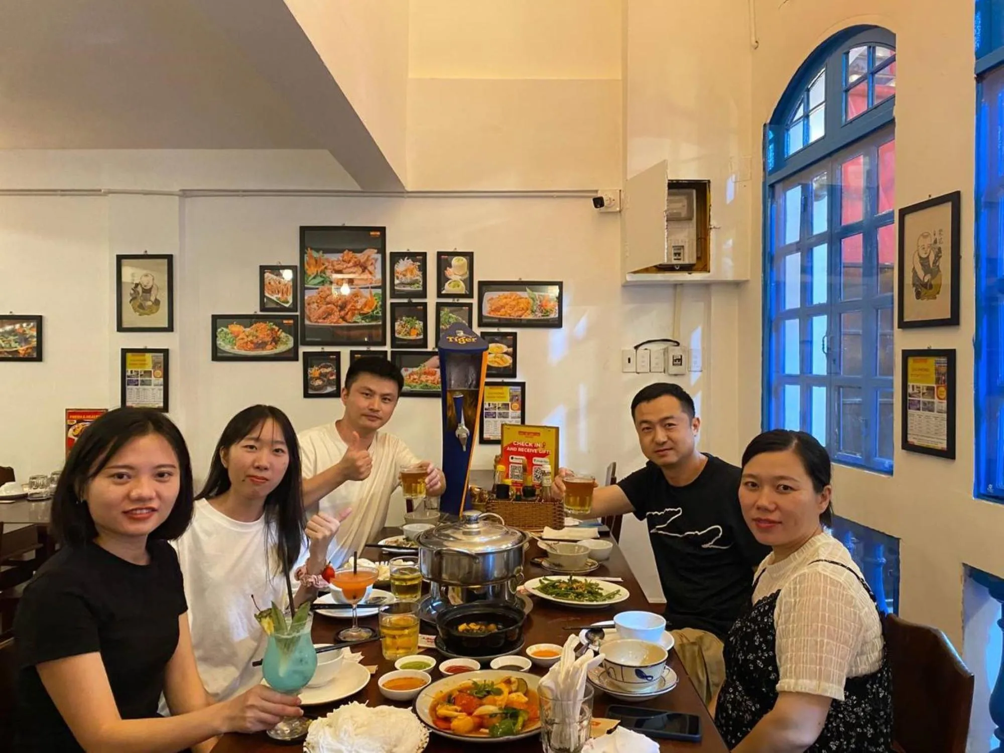 Restaurant/places to eat in THE RICE HOTEL Nong Thon Dai Viet 131 Bui Vien