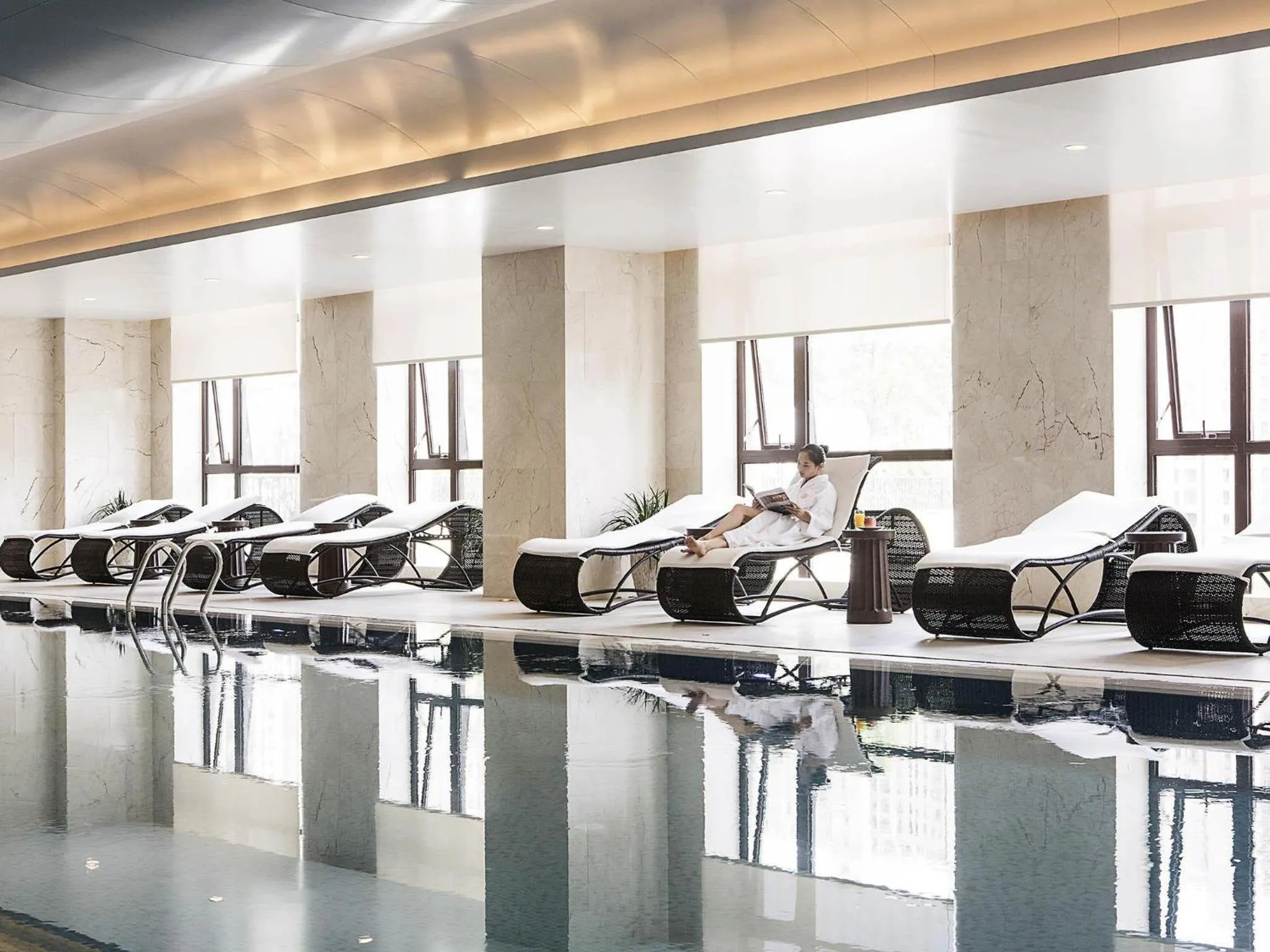 Pool view in Pullman Taiyuan