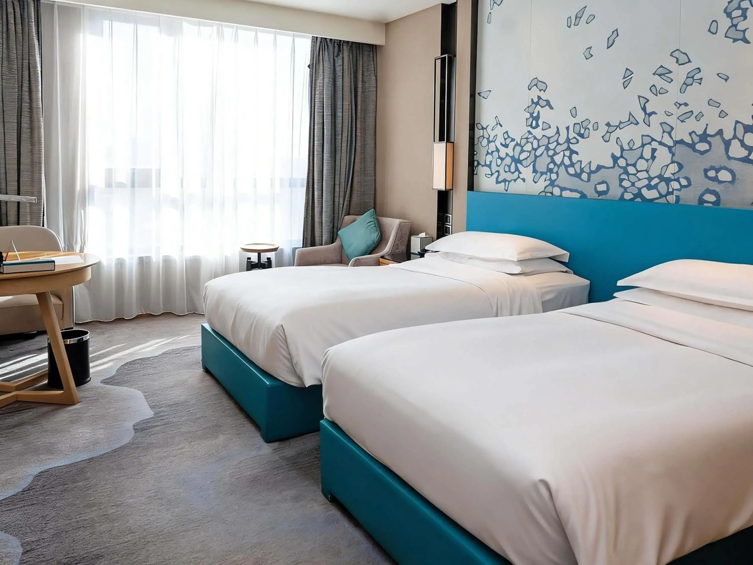 Deluxe Twin Room in Pullman Taiyuan Deluxe Twin Room in Pullman Taiyuan