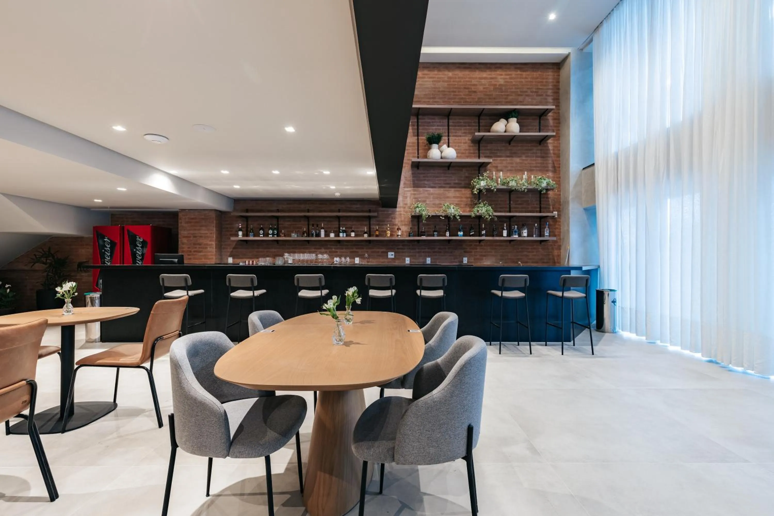 Lounge or bar in WTC Goiânia Stay & Hotel by Atlantica