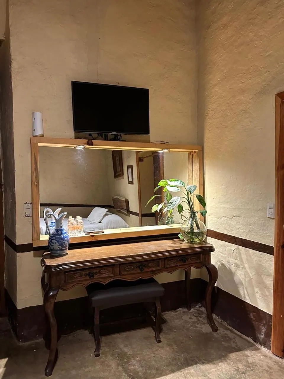 Bed in Hotel Quinta Angelica