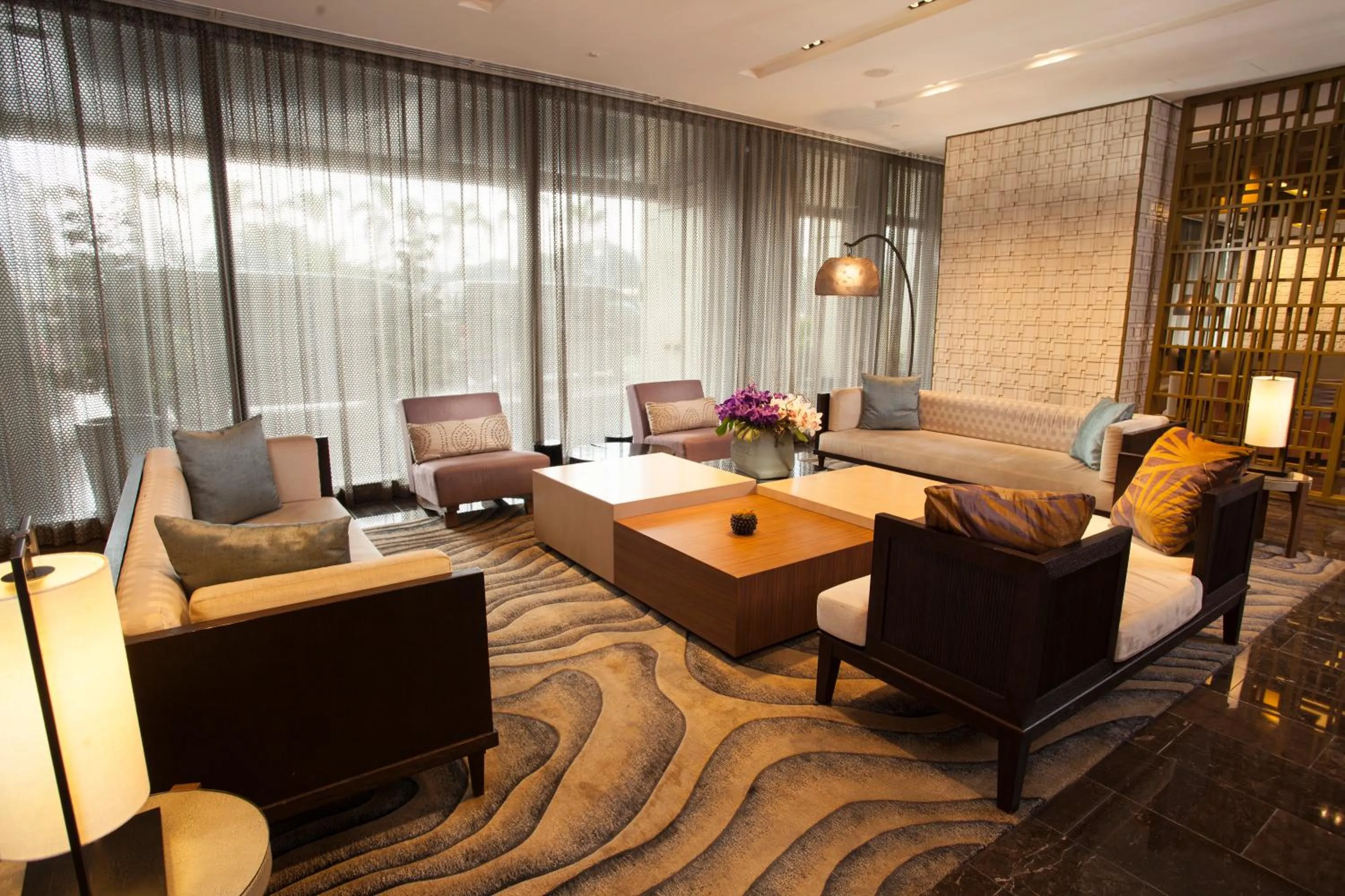 Seating area in City of Dreams - Nobu Hotel Manila