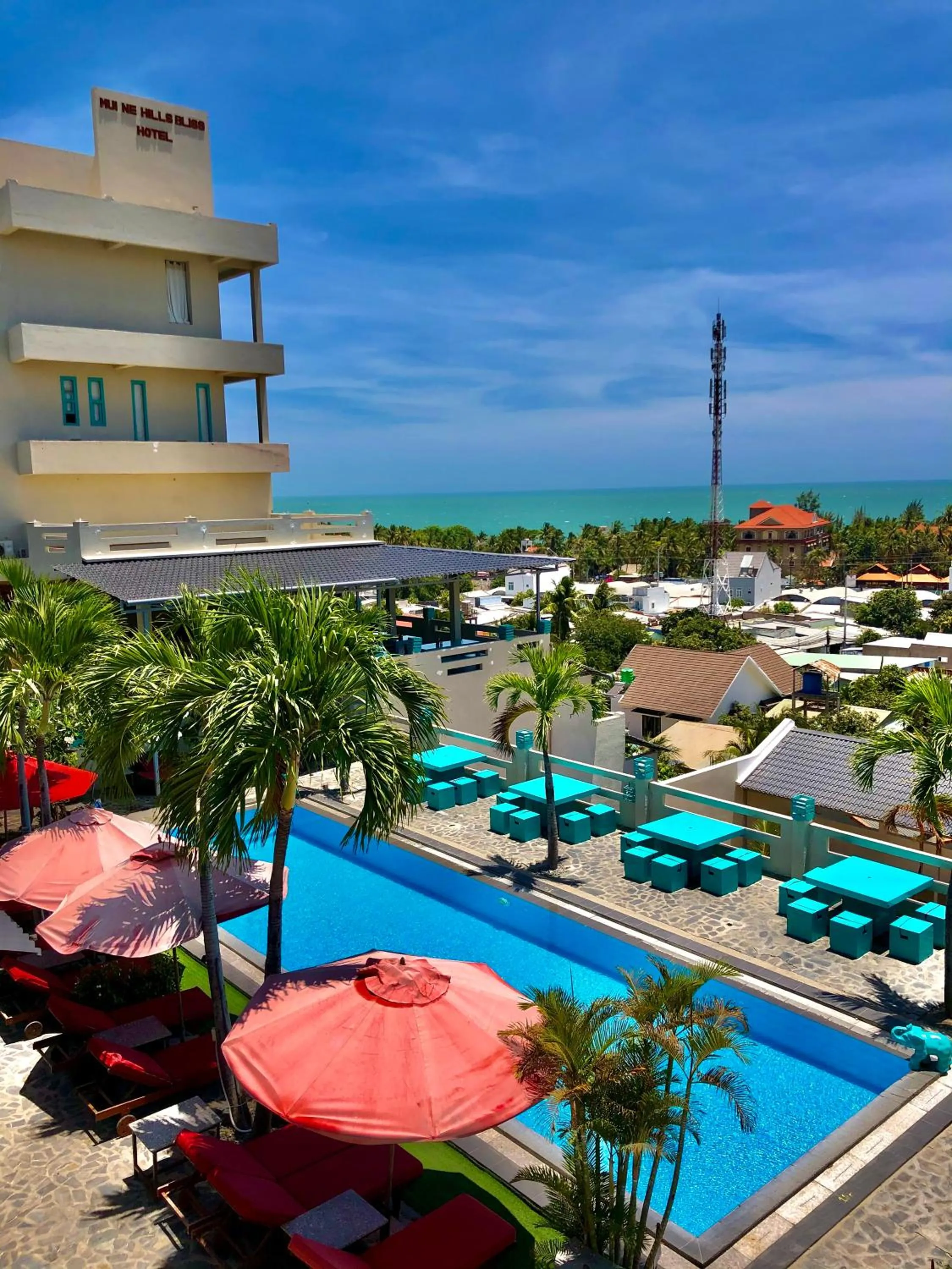 Sea view in Mui Ne Hills Bliss Hotel