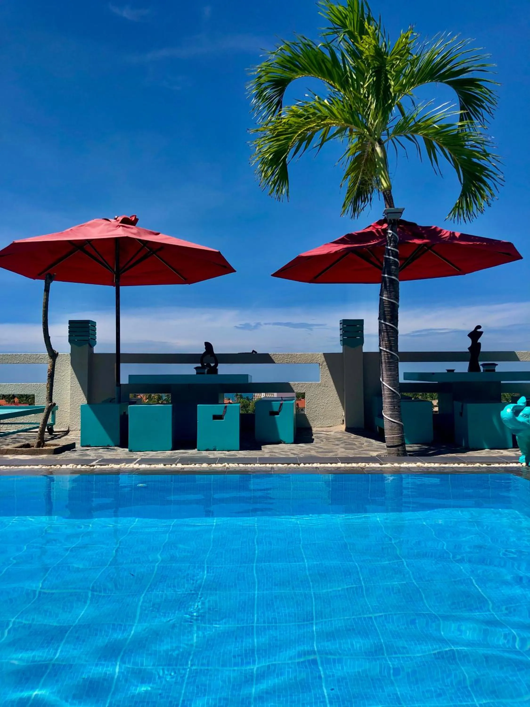 Pool view in Mui Ne Hills Bliss Hotel