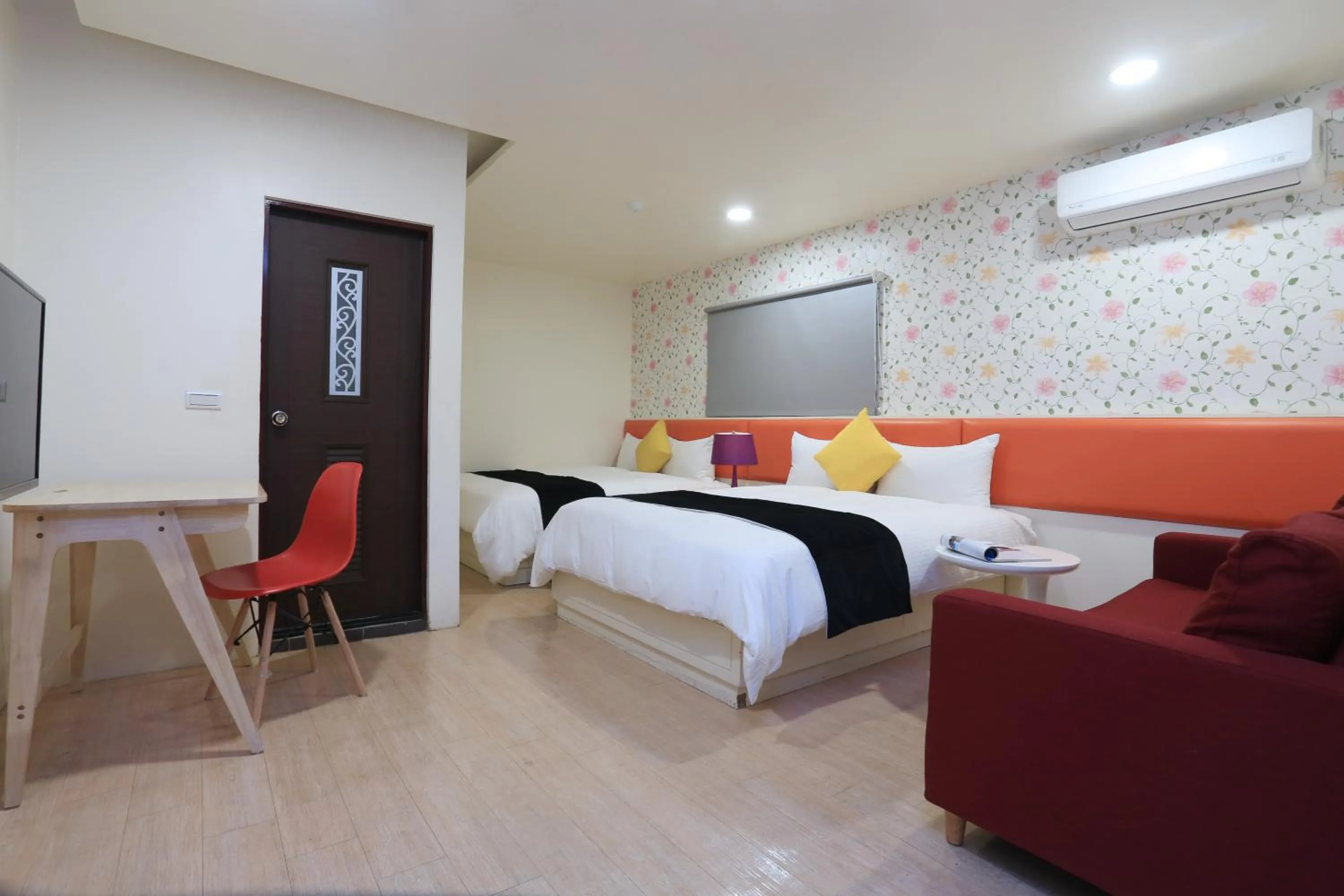 Bed in Guo Chen Hotel