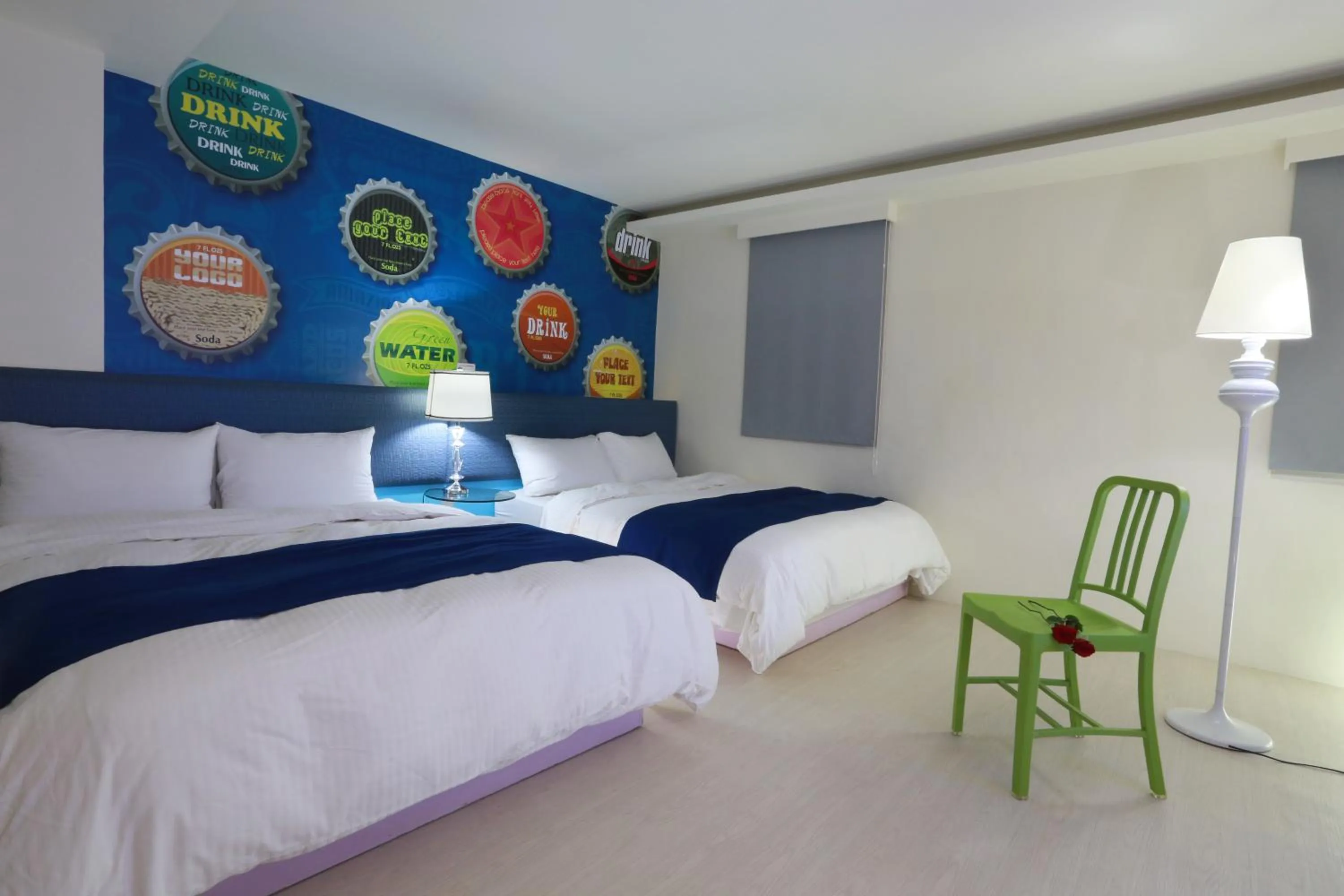 Bed in Guo Chen Hotel