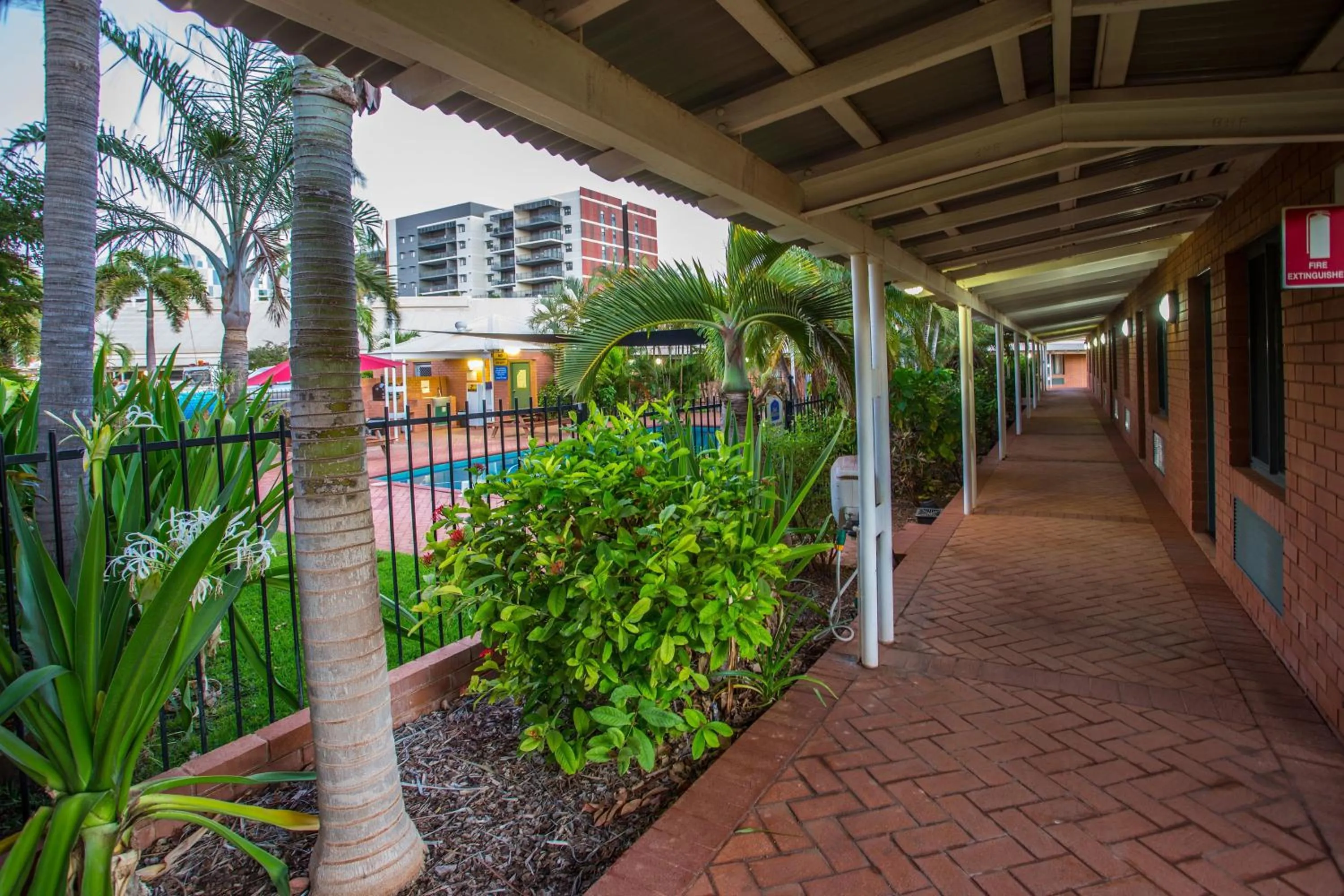 Patio in Karratha Central Apartments