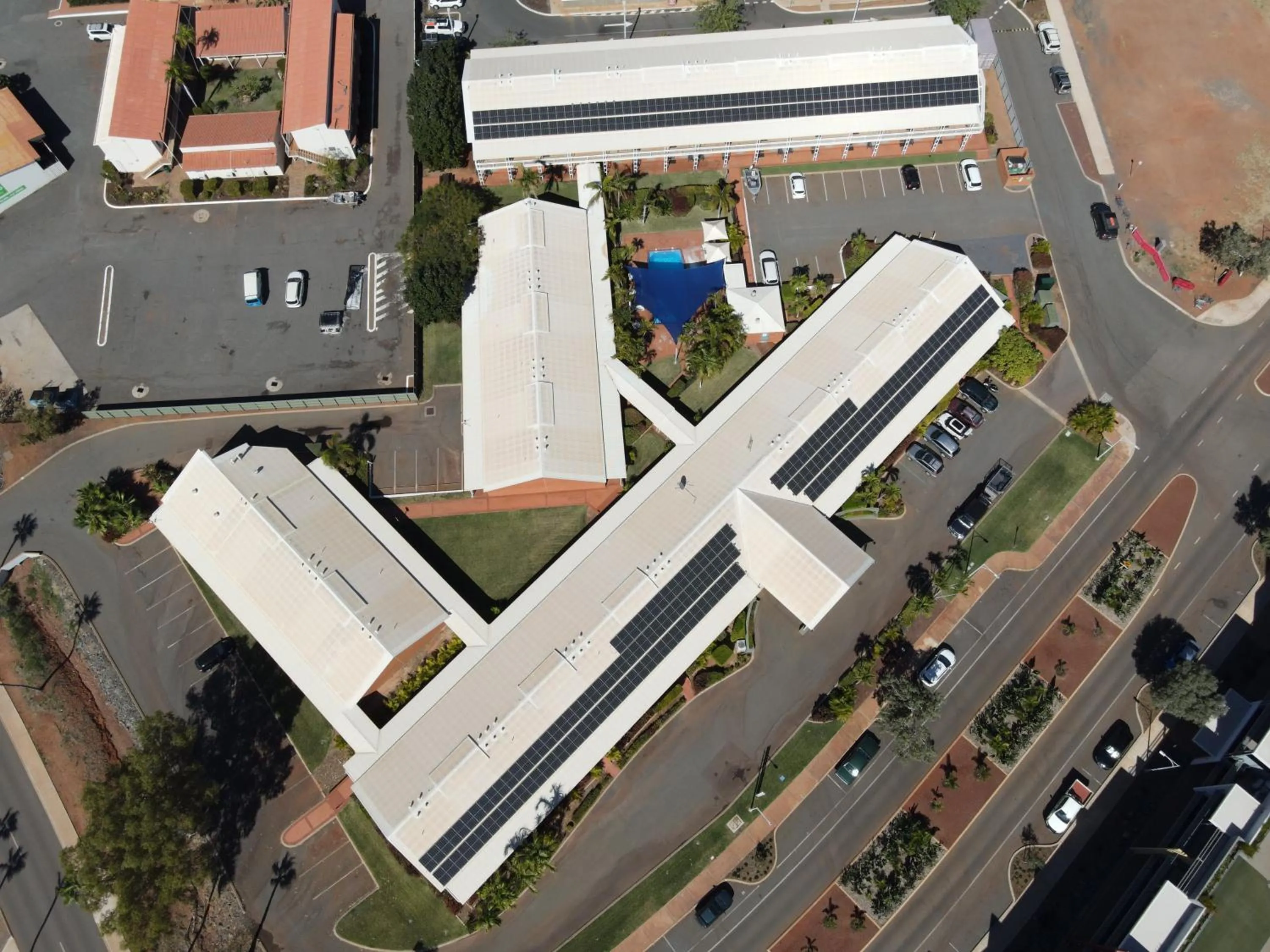Bird's eye view in Karratha Central Apartments