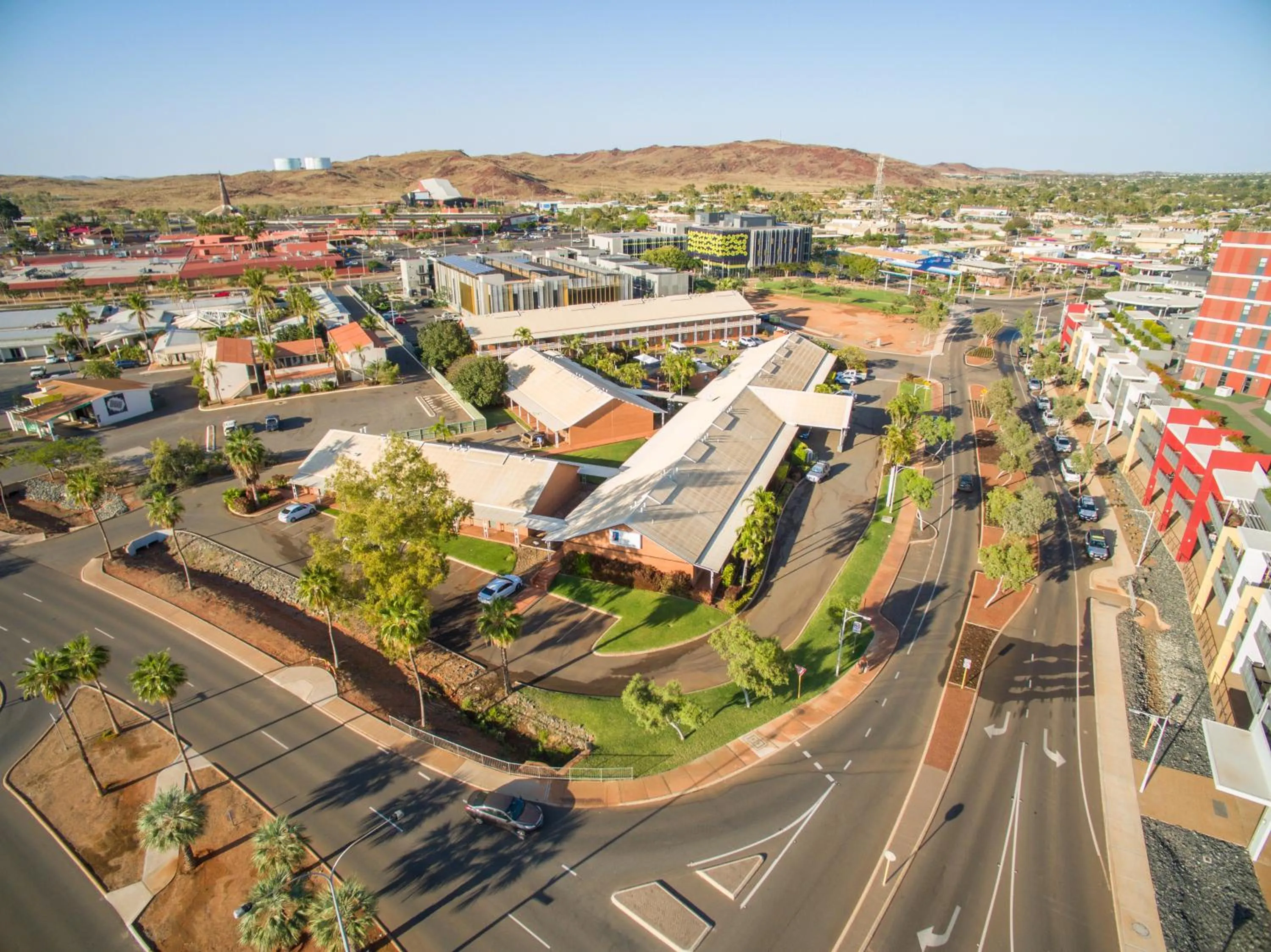 City view in Karratha Central Apartments