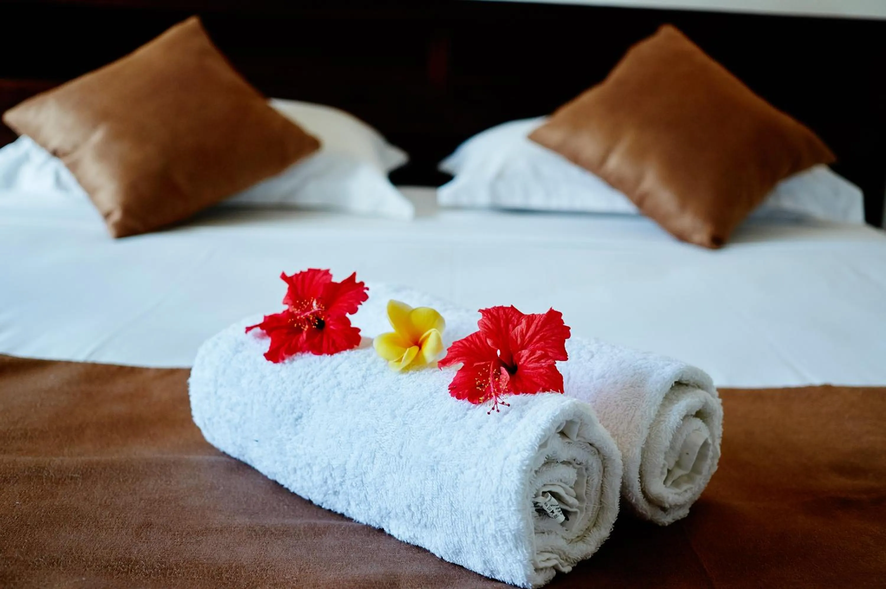 Decorative detail, Bed in Nyuh Gading Home Stay