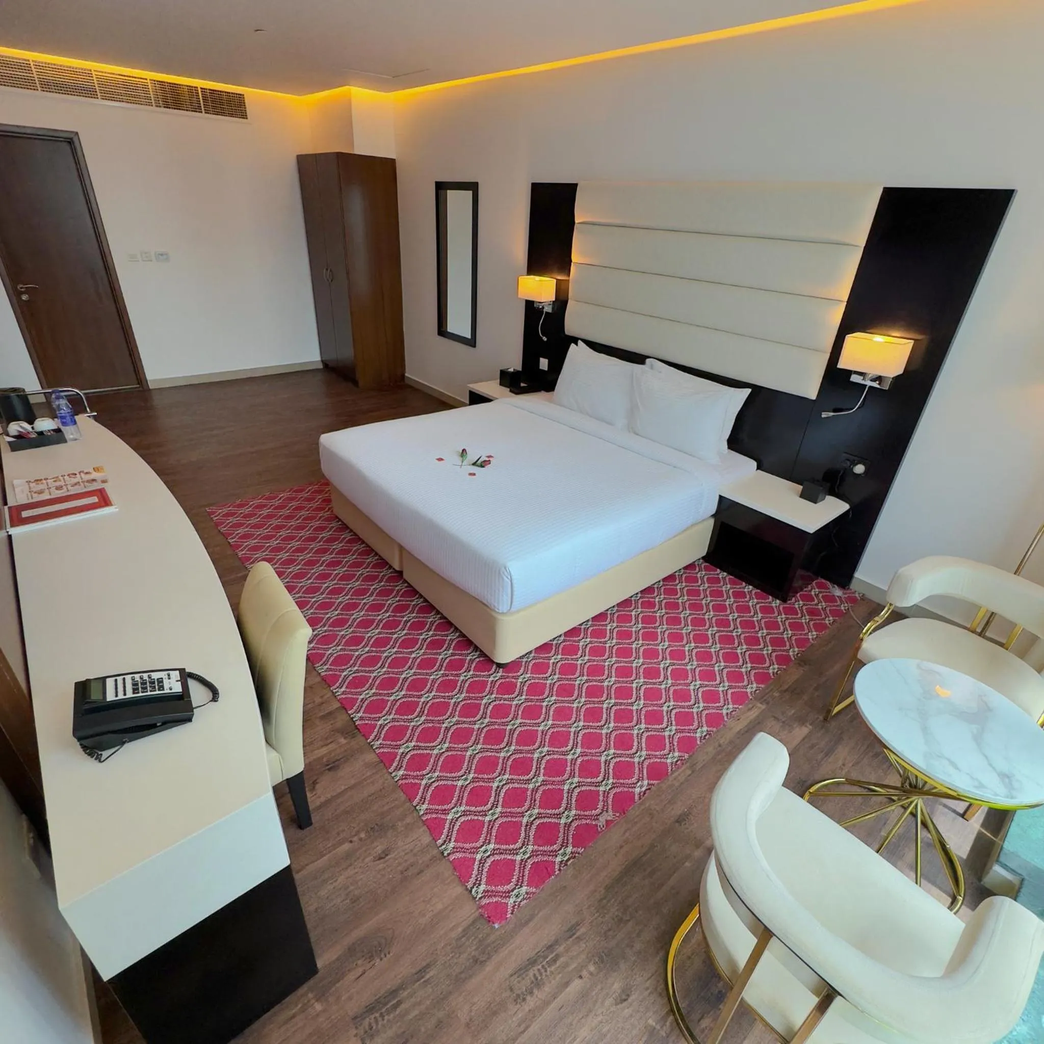 Photo of the whole room, Bed in Emirates Grand Hotel