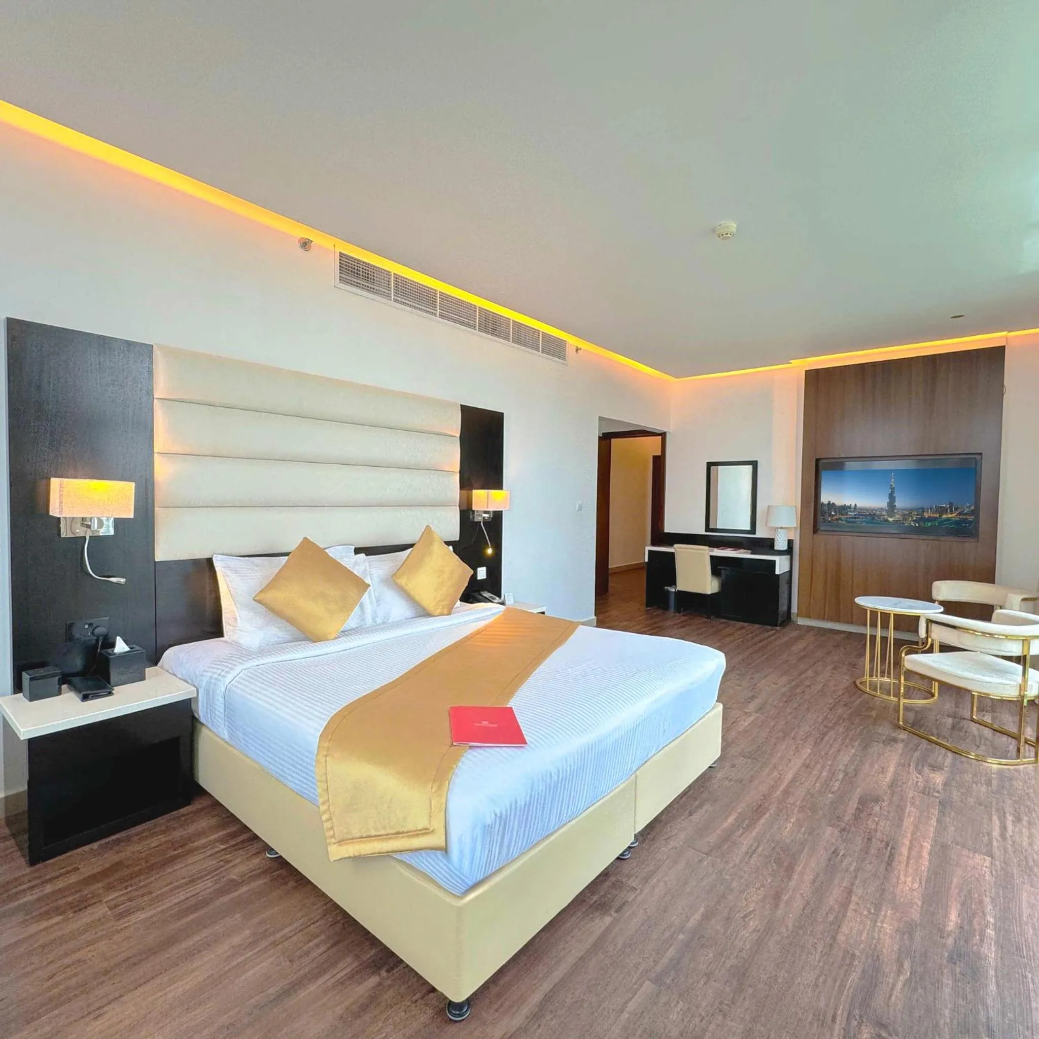 Photo of the whole room, Bed in Emirates Grand Hotel