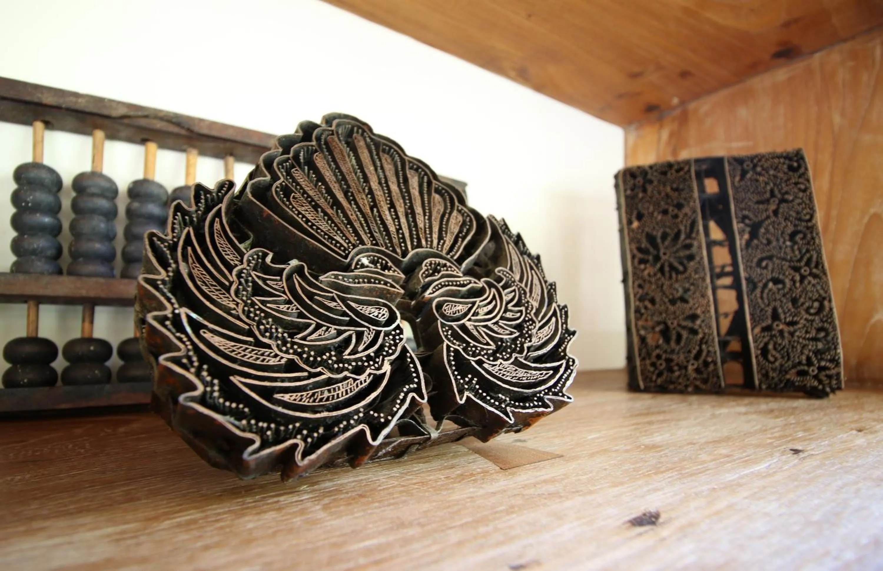 Living room in Villa Bhuvana with private swimming pool