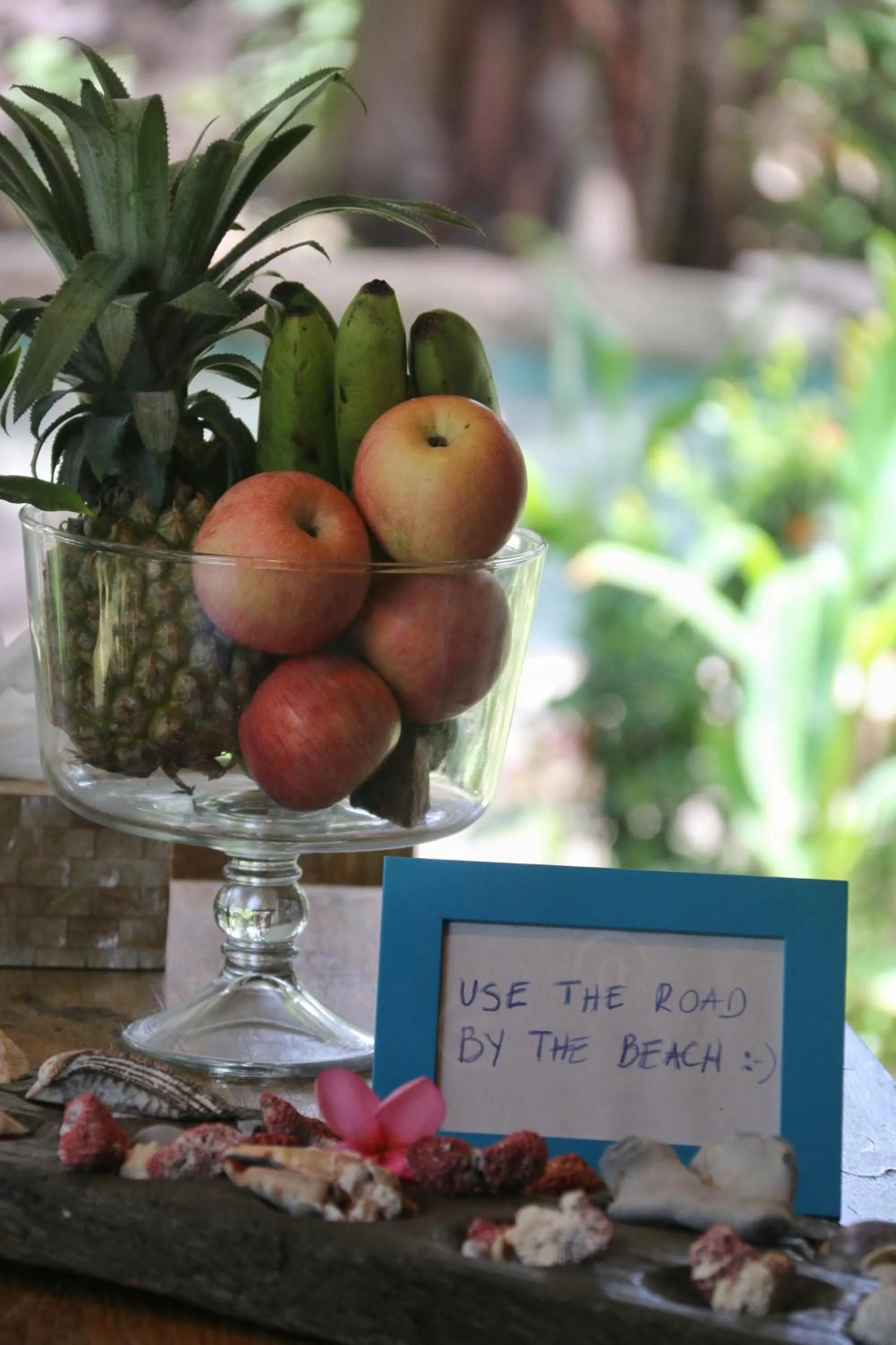 Food in Villa Bhuvana with private swimming pool