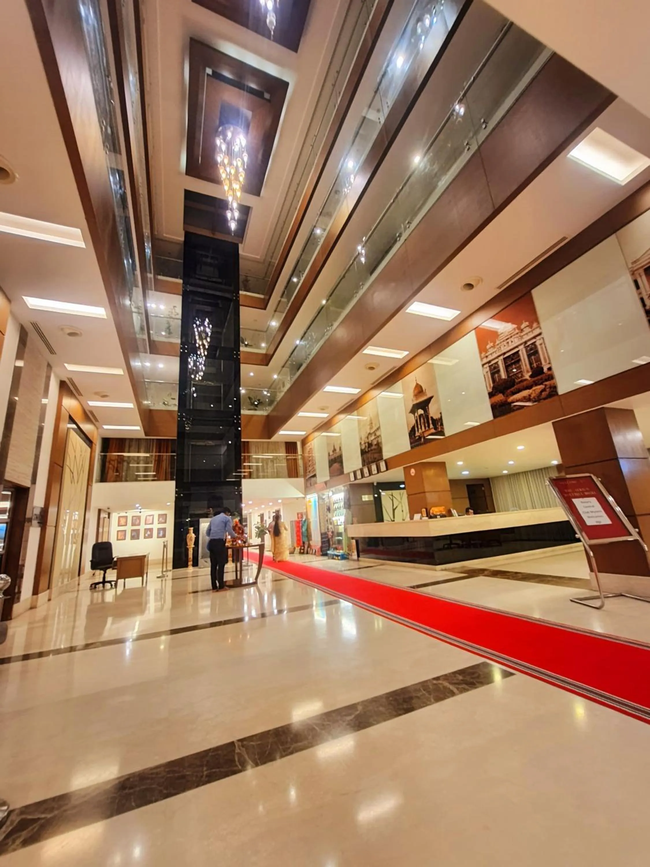 Lobby or reception in The Atrium Boutique Hotel