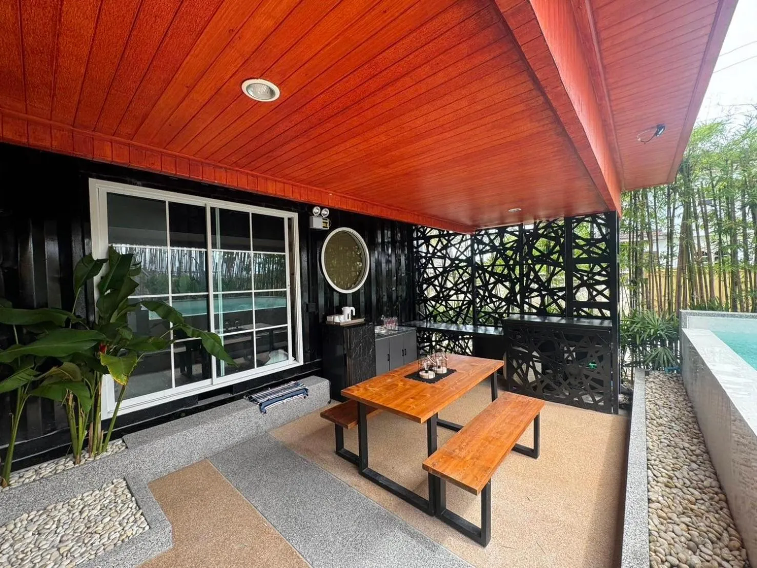 Seating area in R resident resort