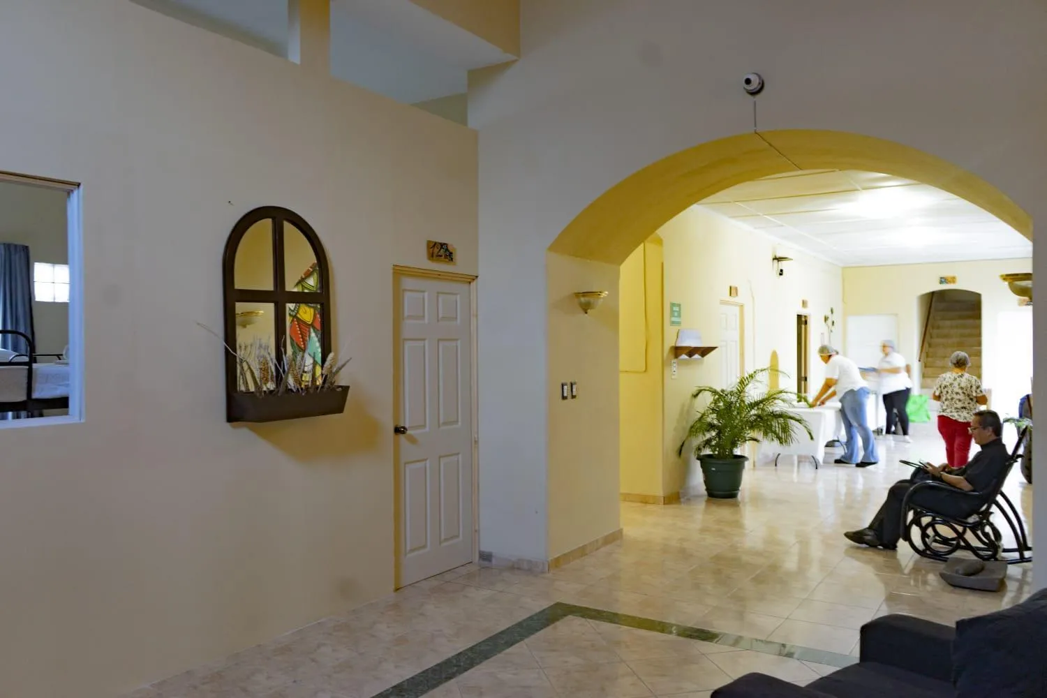 Property building in Hostal Casa Luna