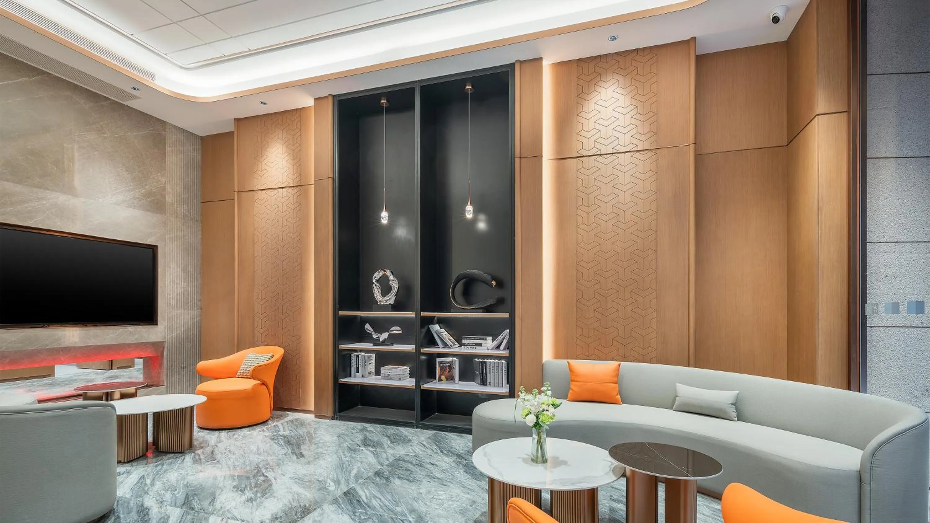 Lobby or reception in Holiday Inn Express Chengdu Shuangliu Airport by IHG - Free shuttle bus from Shuangliu International Airport to hotel about 8 Minutes by car, Welcome drink