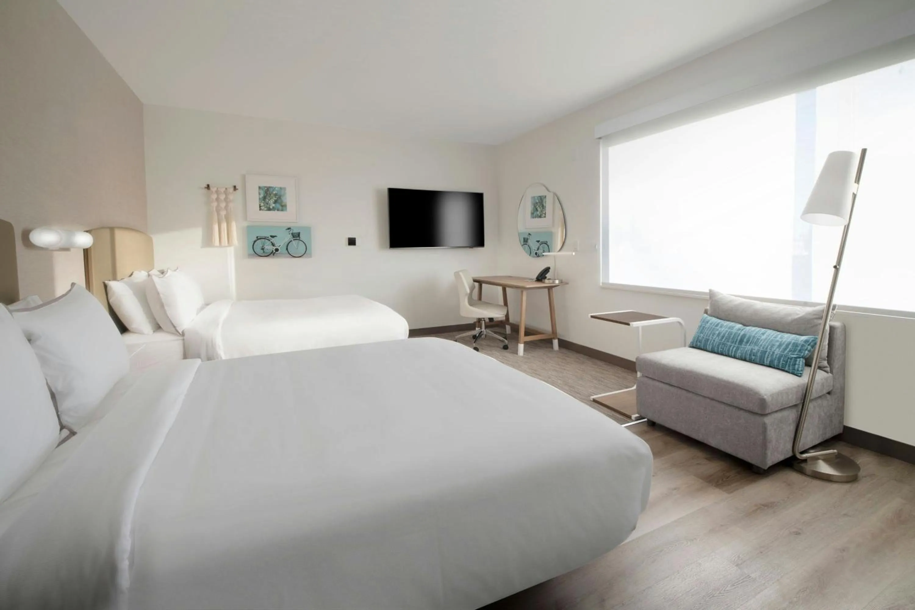 Photo of the whole room, Bed in Element Fort Smith