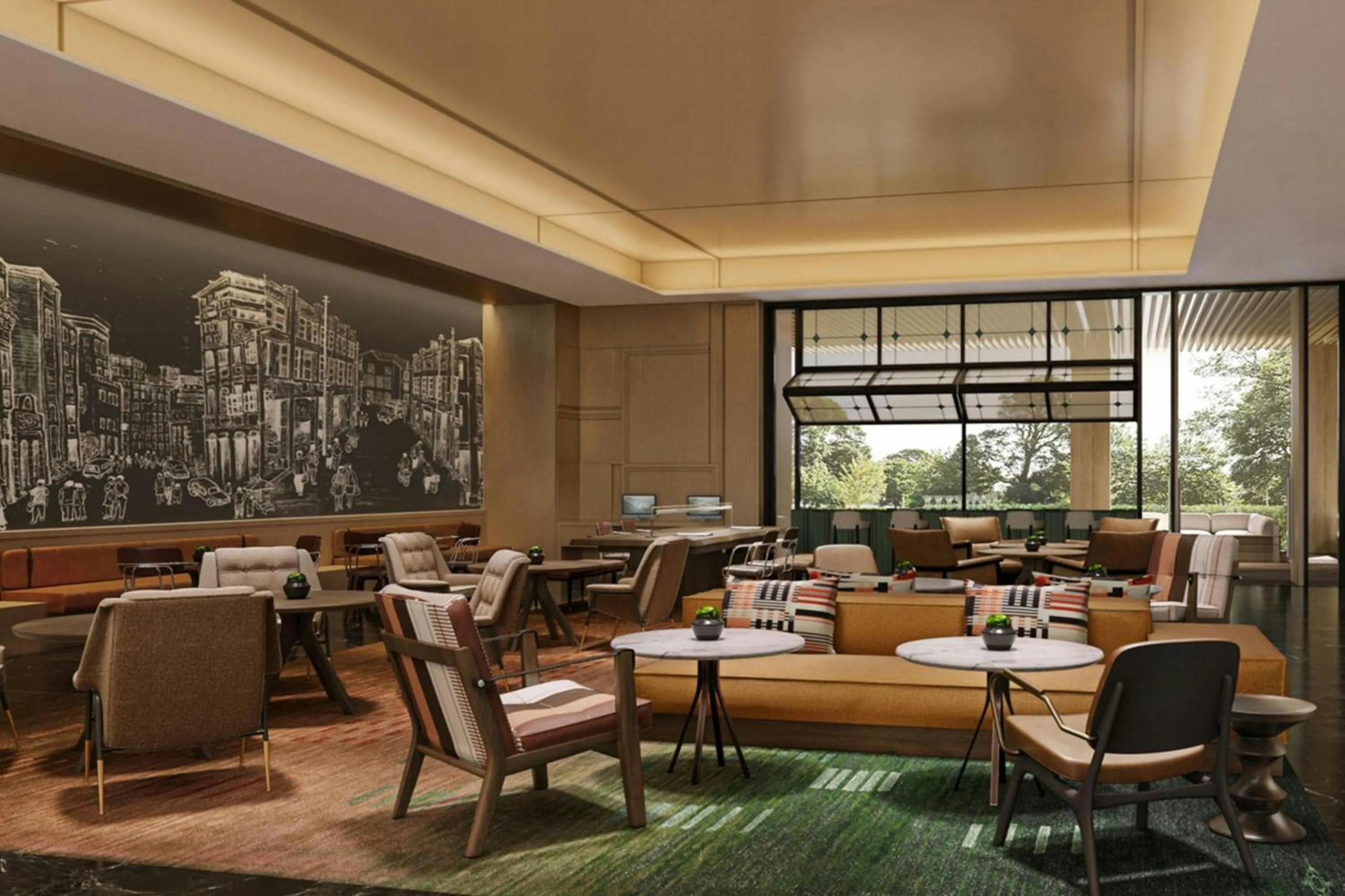 Lobby or reception in Courtyard by Marriott Nanning Wuxiang