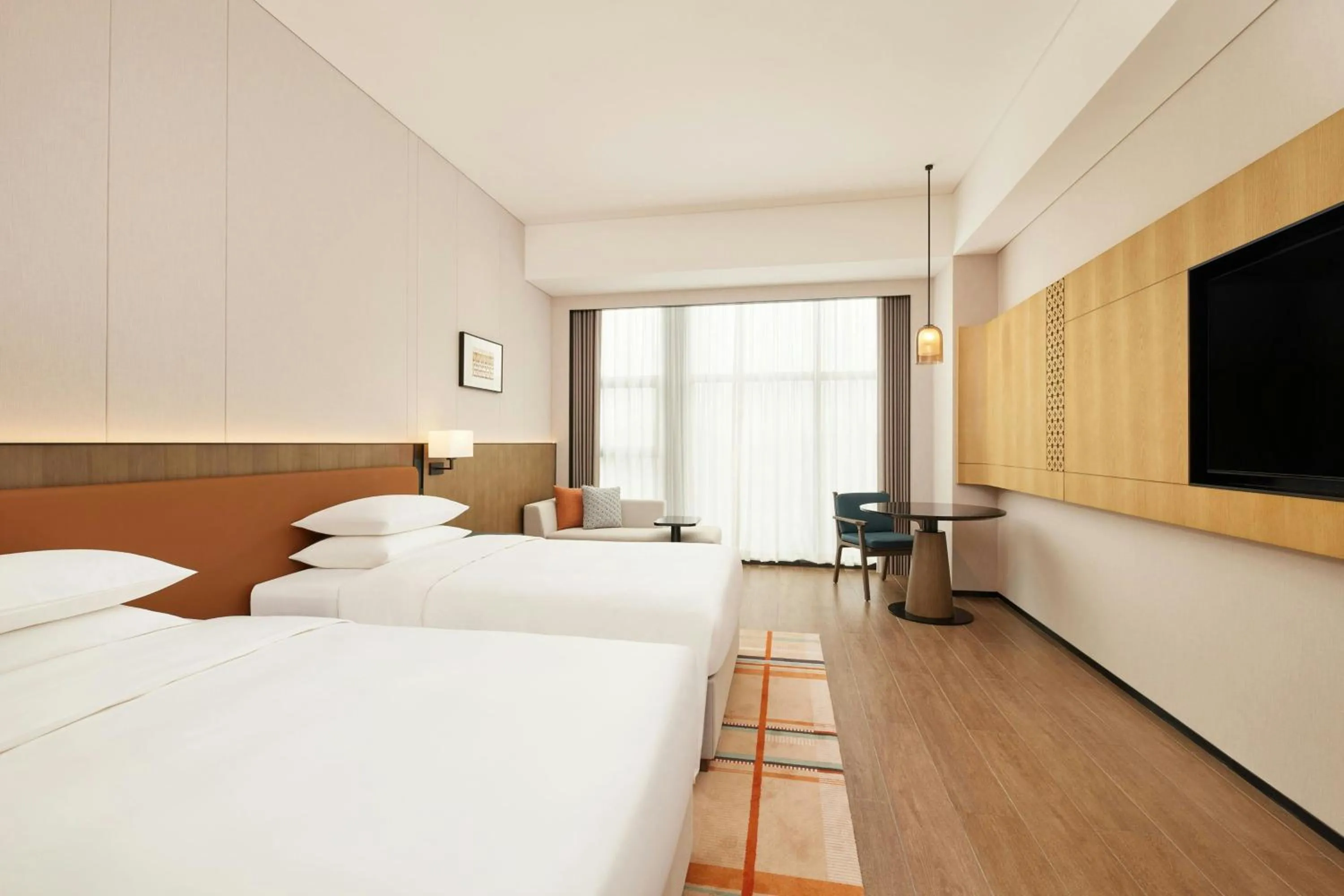 Photo of the whole room, Bed in Courtyard by Marriott Nanning Wuxiang