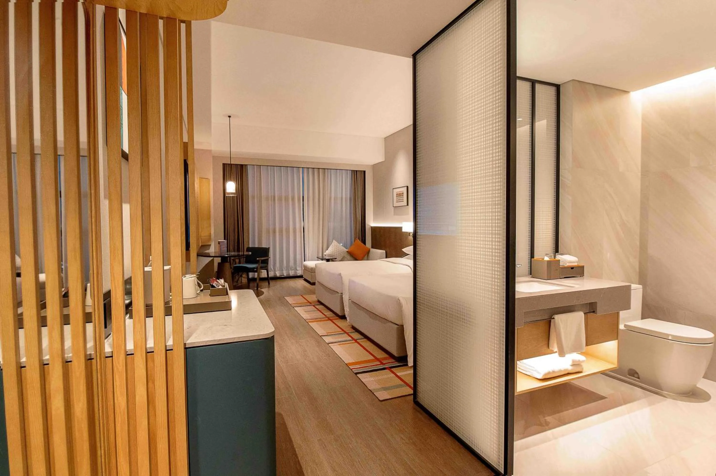 Property building, Bed in Courtyard by Marriott Nanning Wuxiang