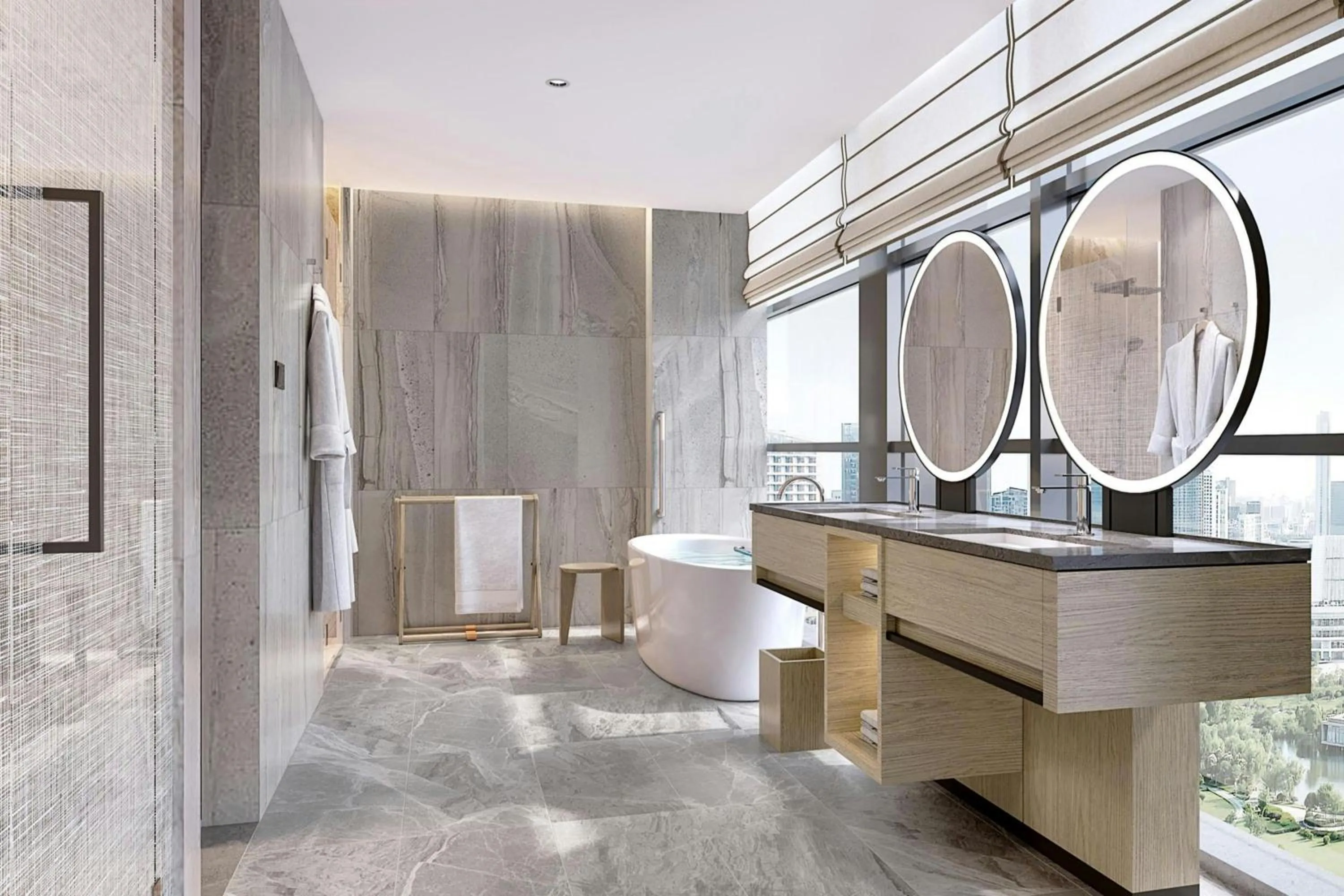 Bathroom in Courtyard by Marriott Nanning Wuxiang