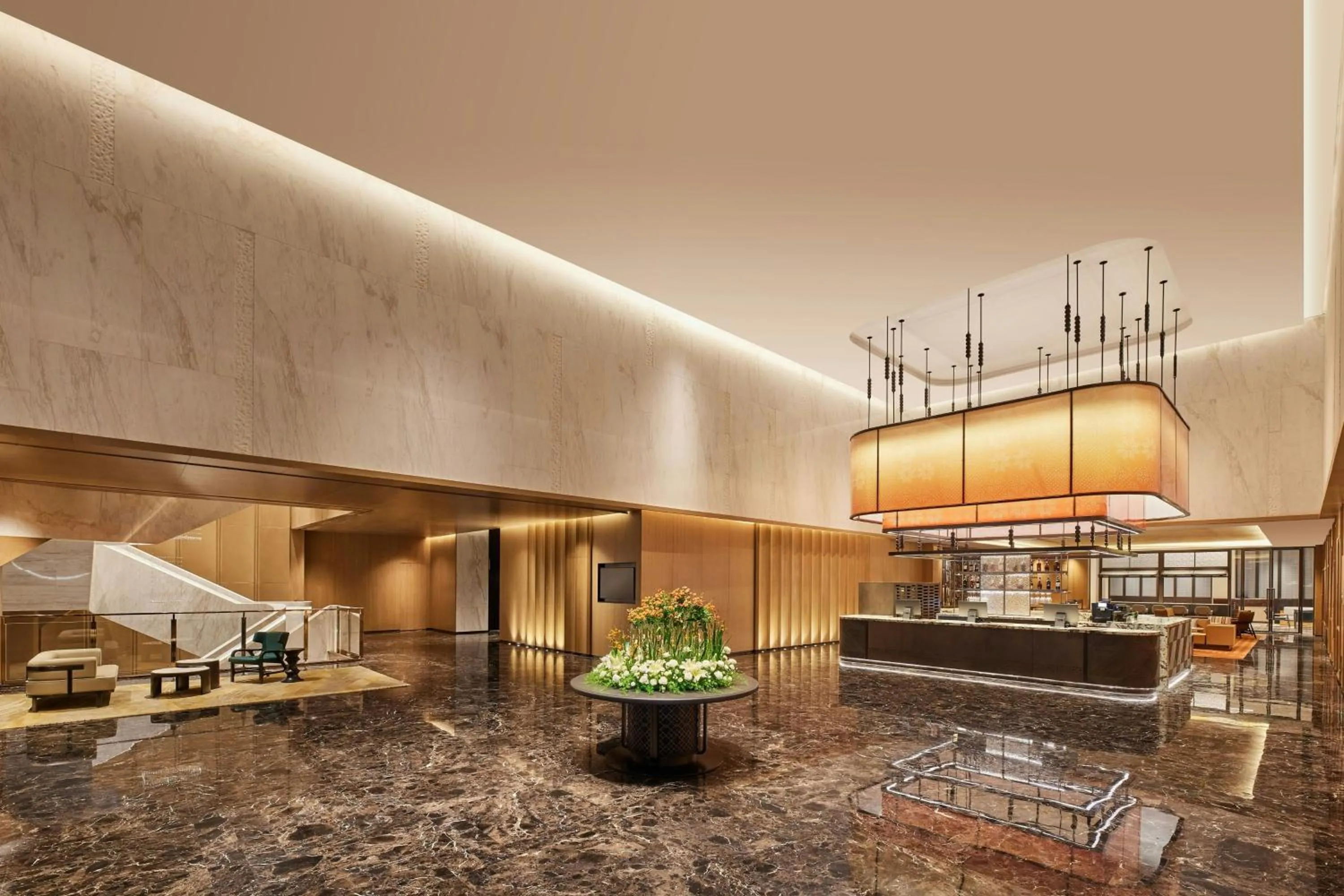 Lobby or reception in Courtyard by Marriott Nanning Wuxiang