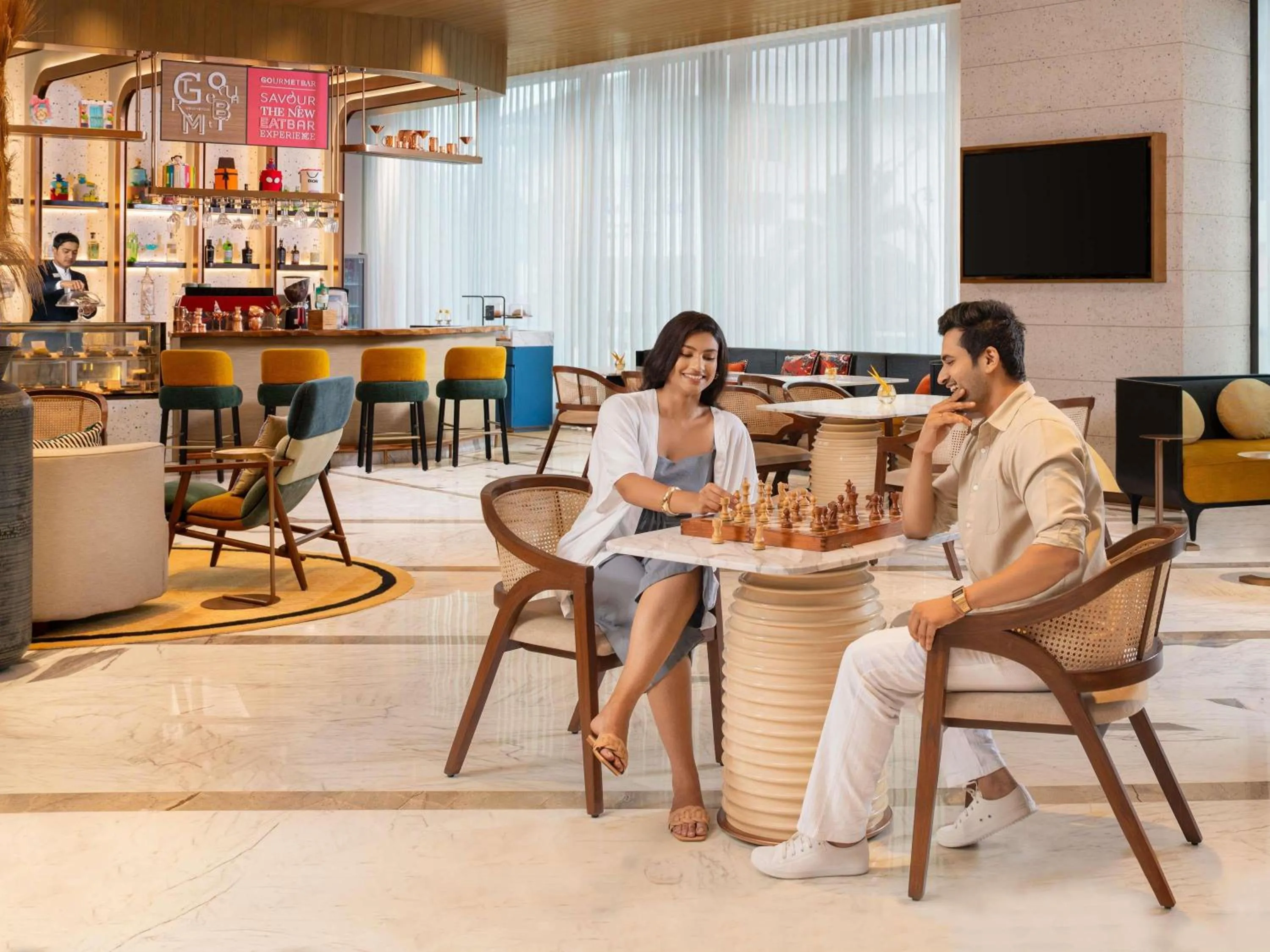 Lounge or bar in Novotel Goa Panjim