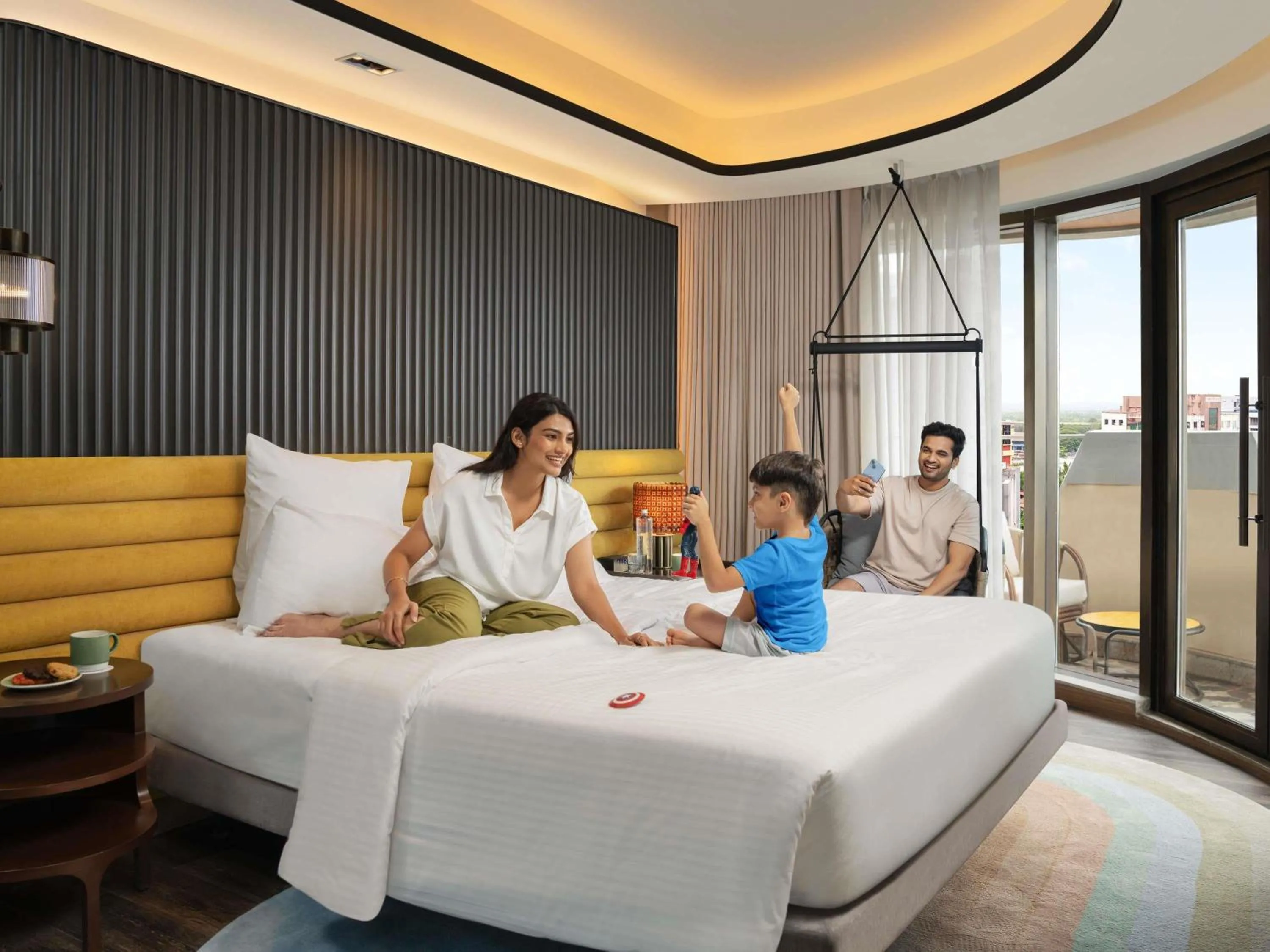 Bedroom, Bed in Novotel Goa Panjim